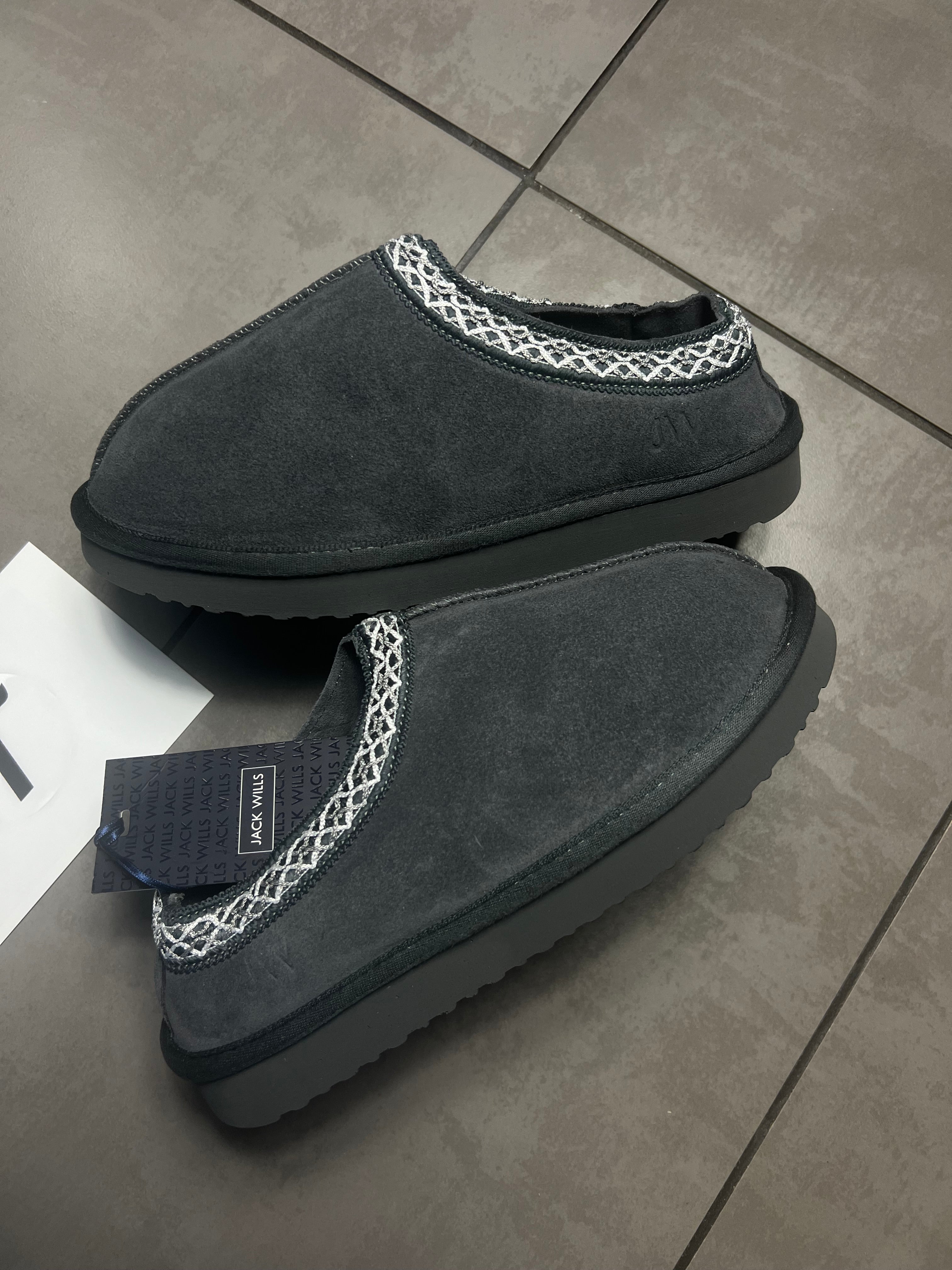 Jack Wills 'Ugg Tasman Style' Slippers Grey