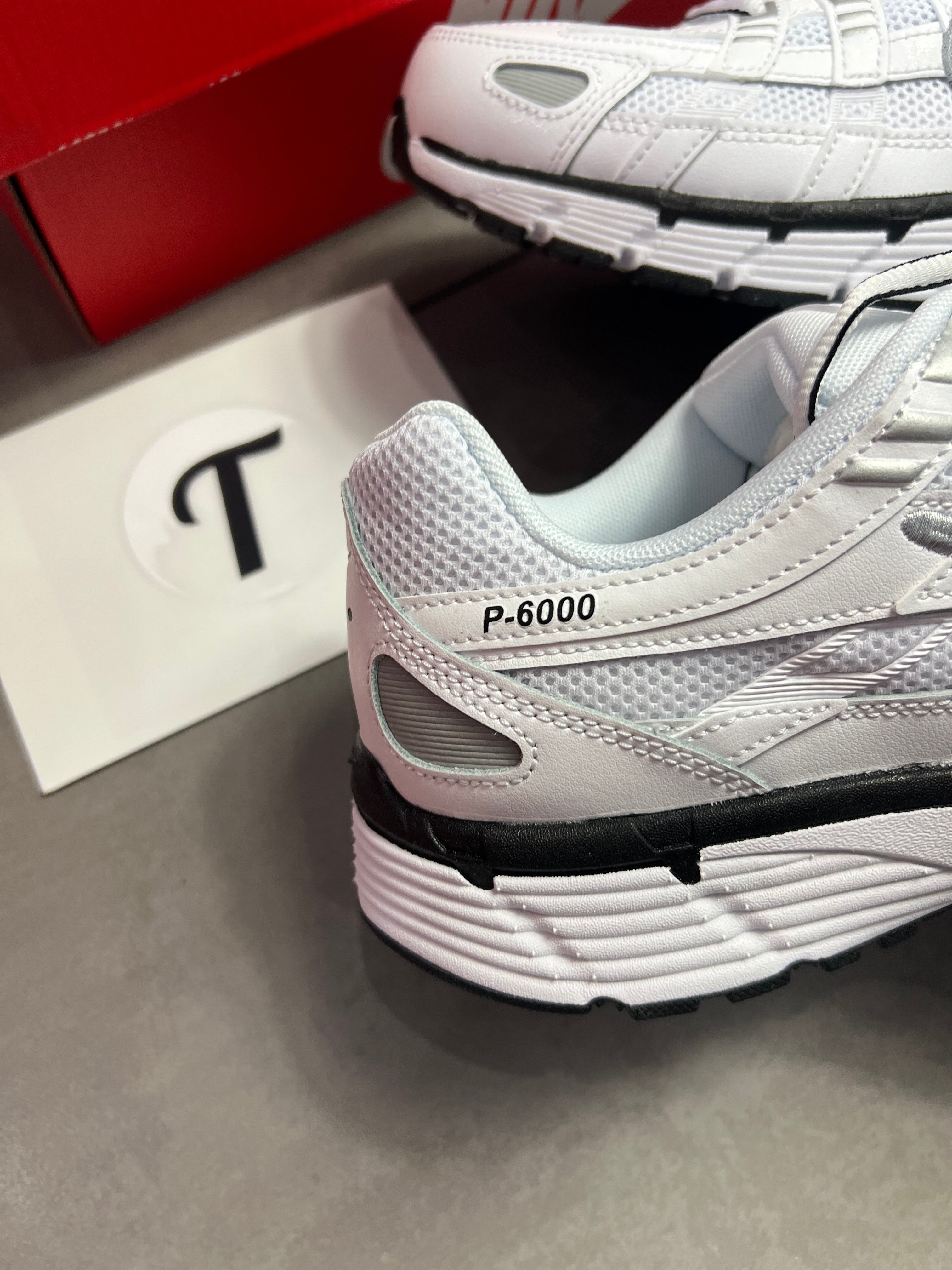 Nike P6000 White/Black Metallic