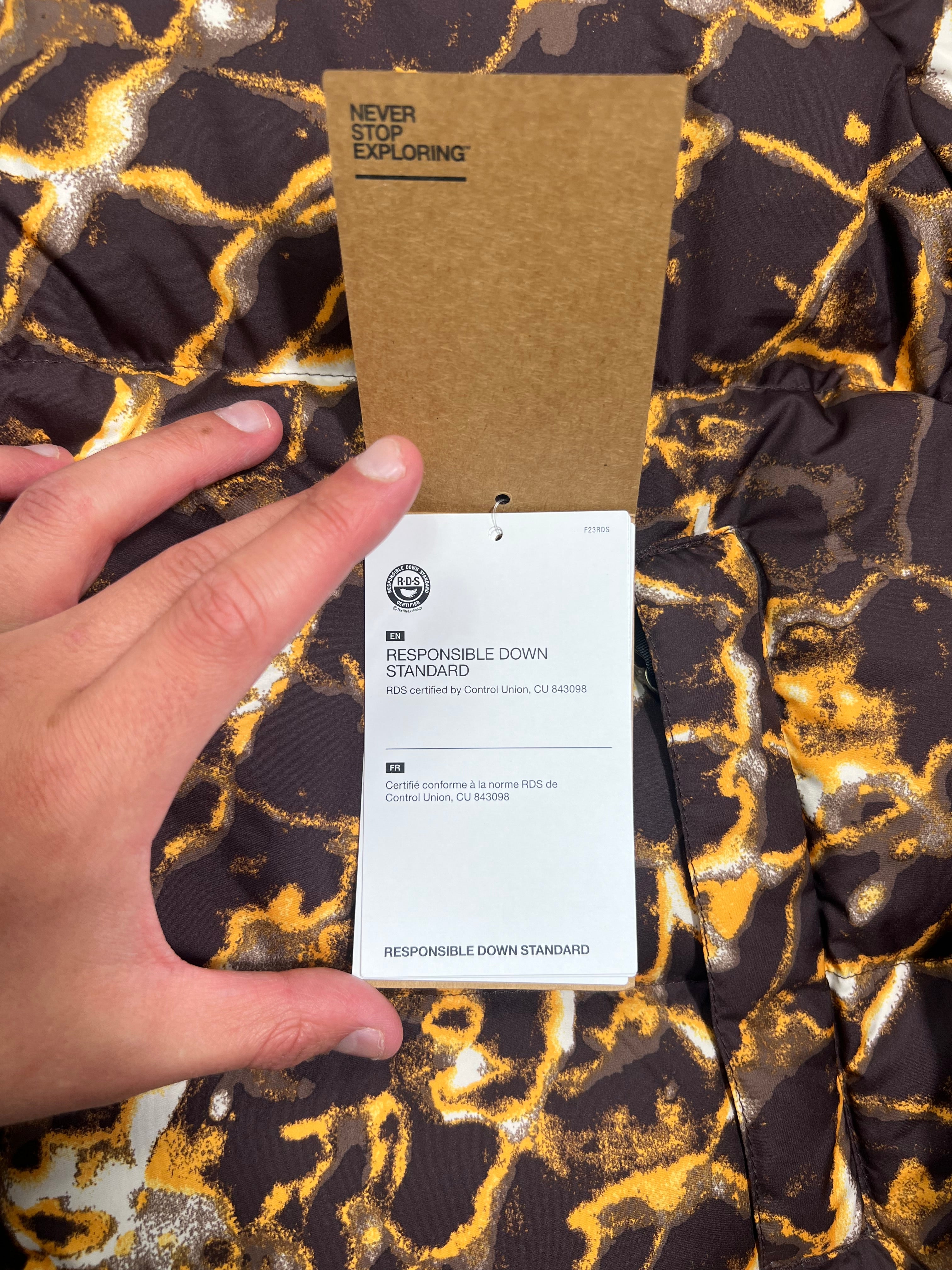 The North Face Nuptse 700 Puffer Jacket Brown/Black