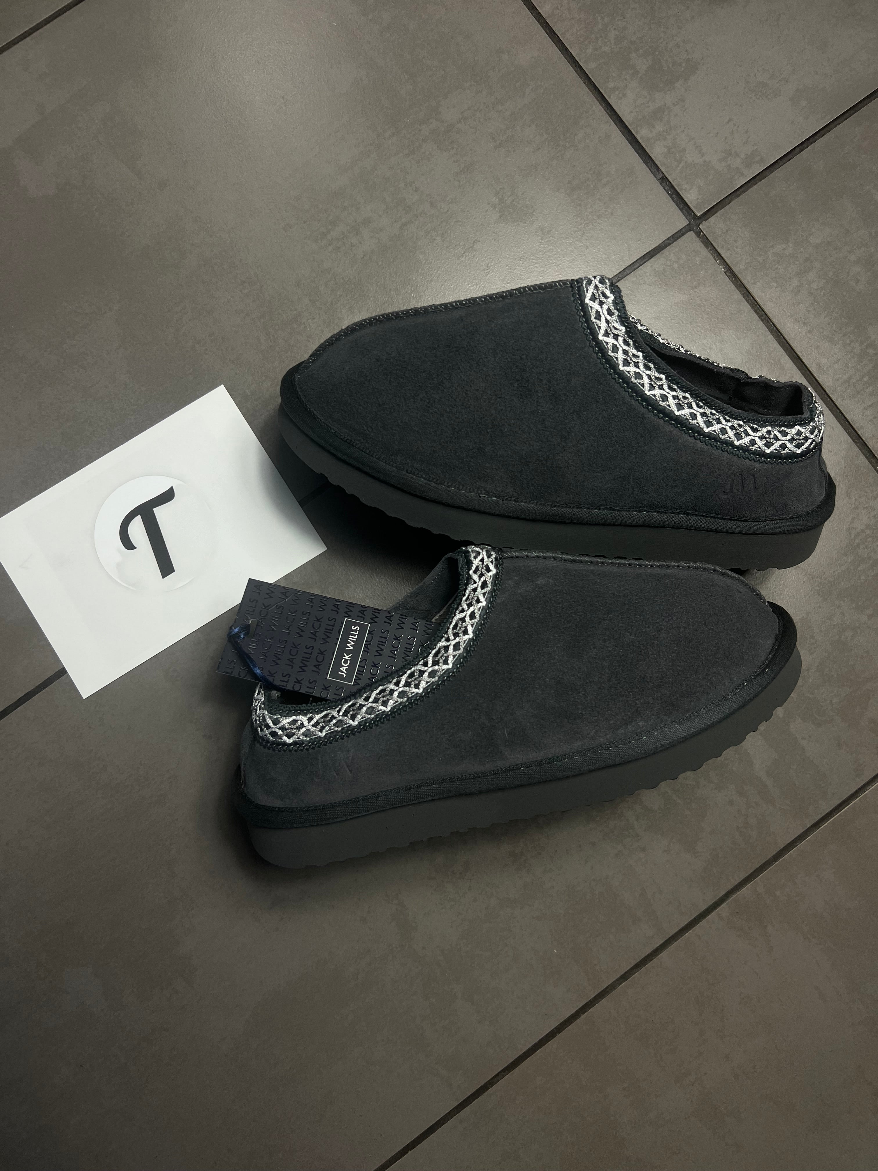 Jack Wills 'Ugg Tasman Style' Slippers Grey