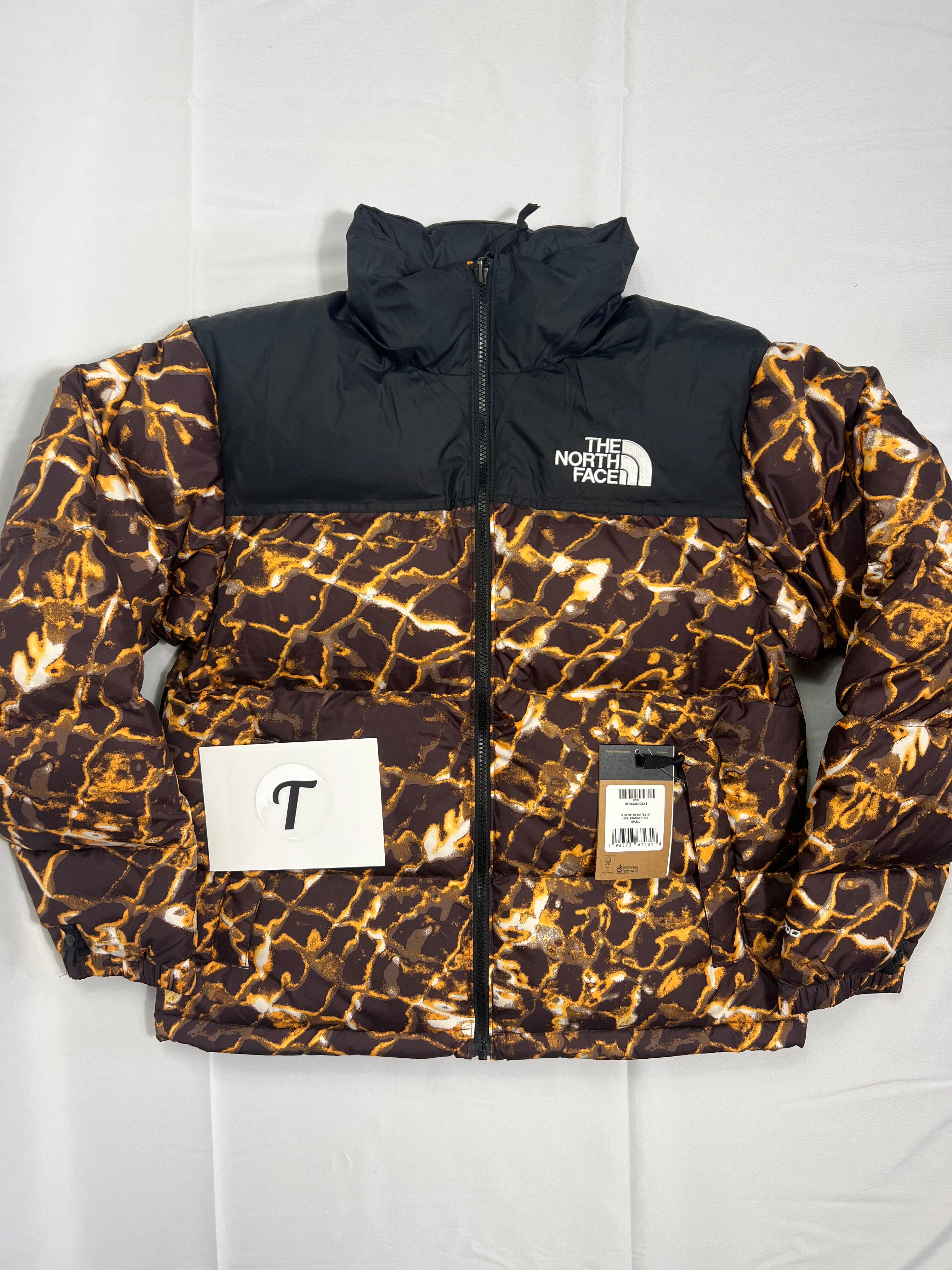 The North Face Nuptse 700 Puffer Jacket Brown/Black