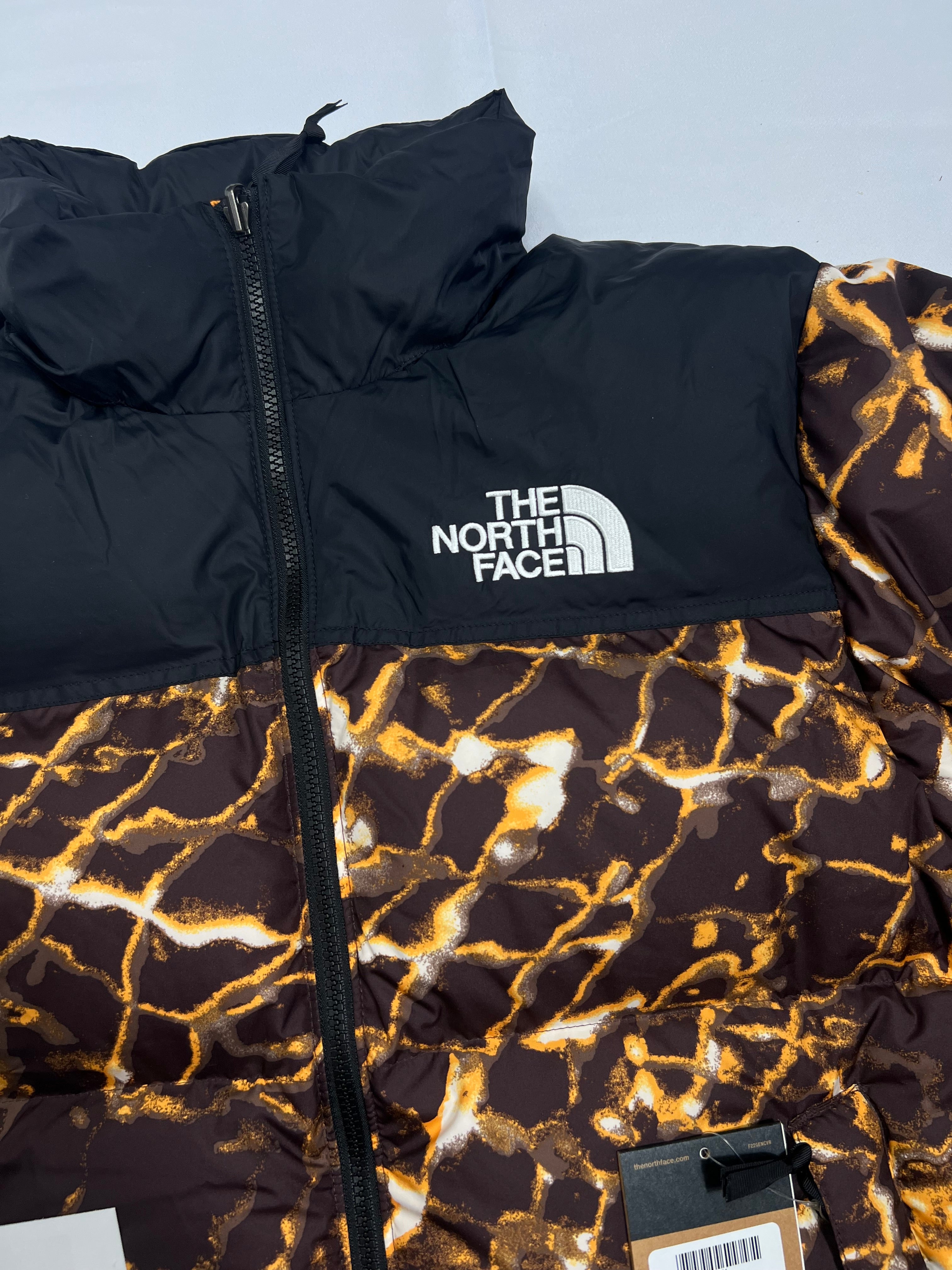 The North Face Nuptse 700 Puffer Jacket Brown/Black
