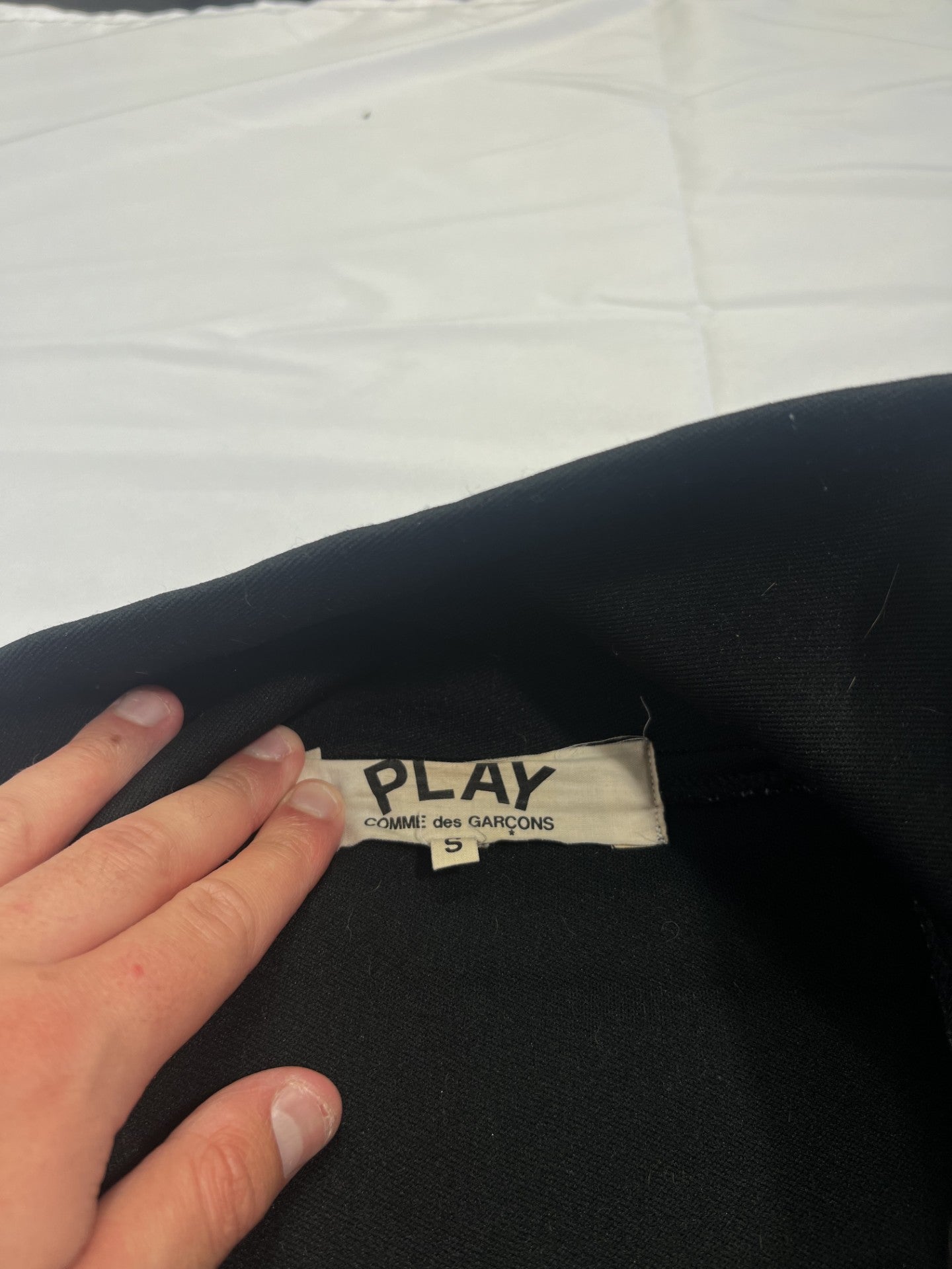 CDG Track Jacket Black/Black