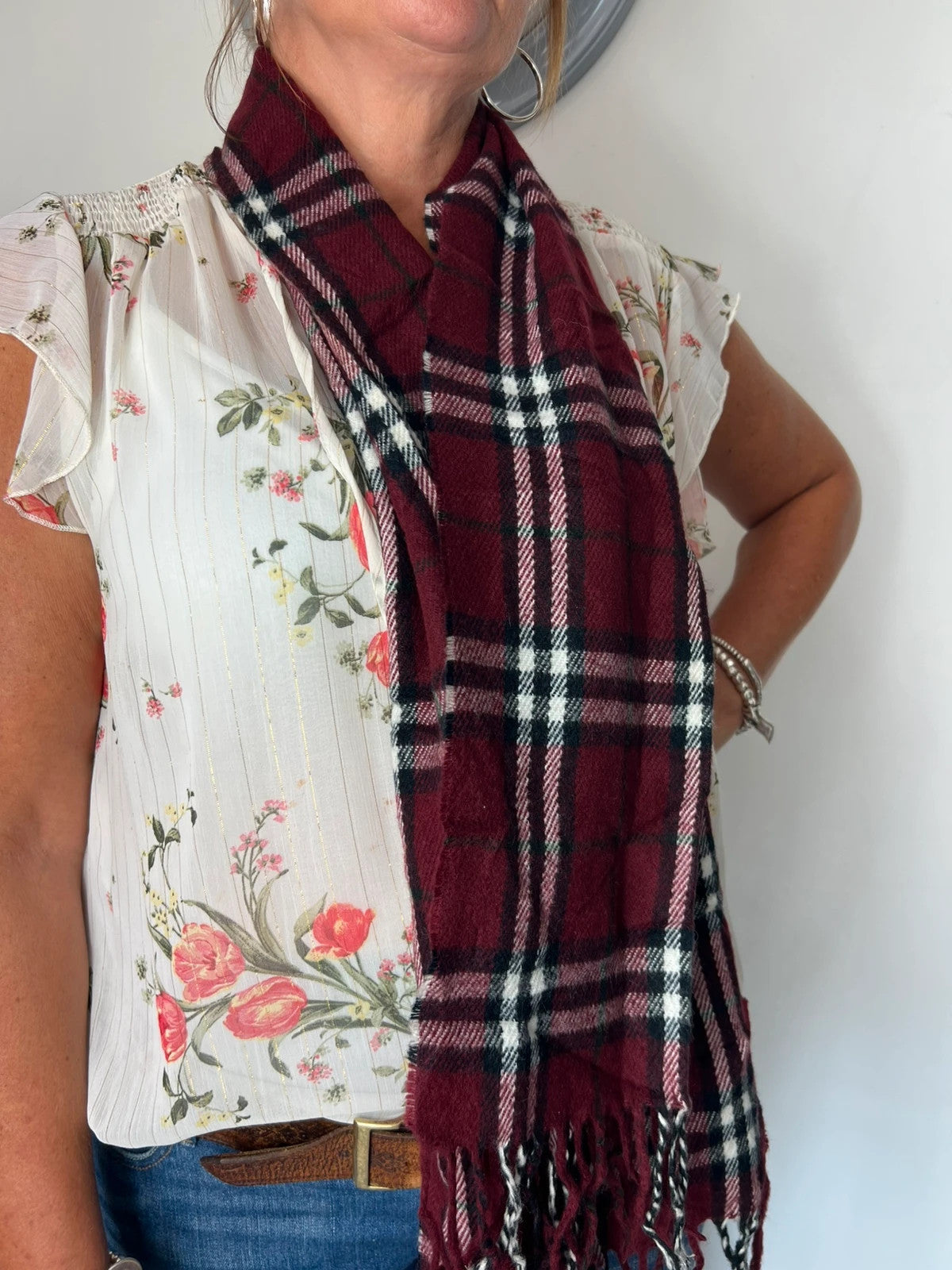 Burberry Chequered Vintage Scarf 99/2000 Era