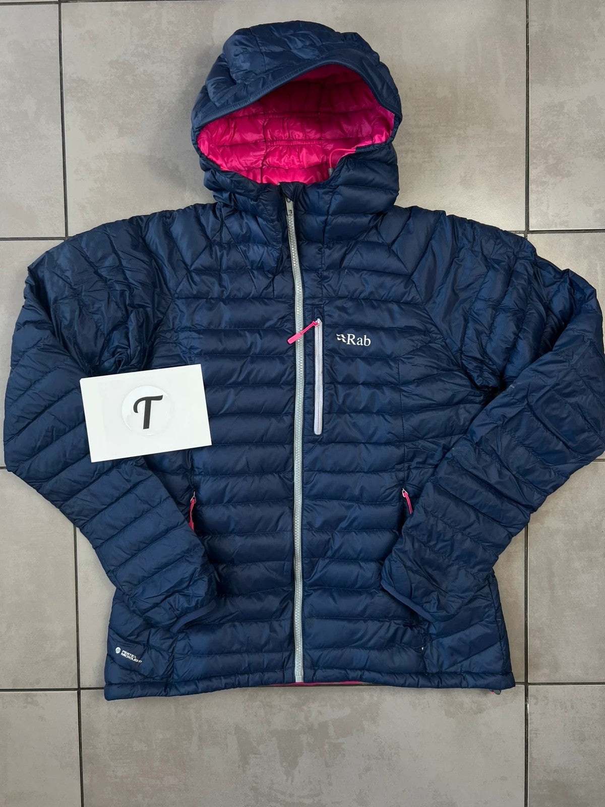 Rab Navy Microlight Alpine Down Jacket Womens