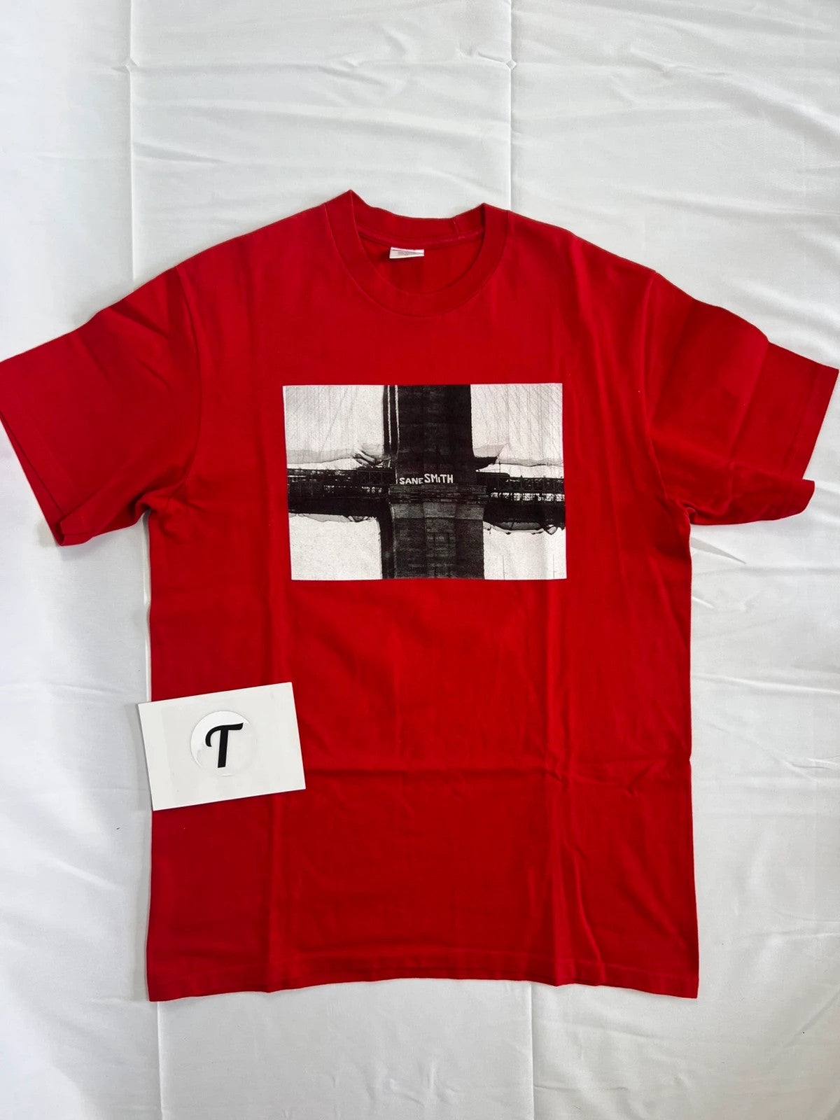 Supreme x Sane Smith Red Tshirt FW19