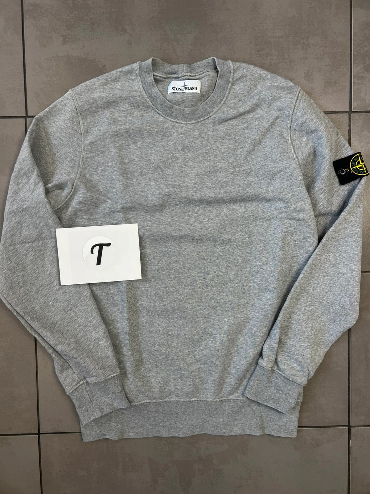 Stone Island Pullover Grey Sweatshirt