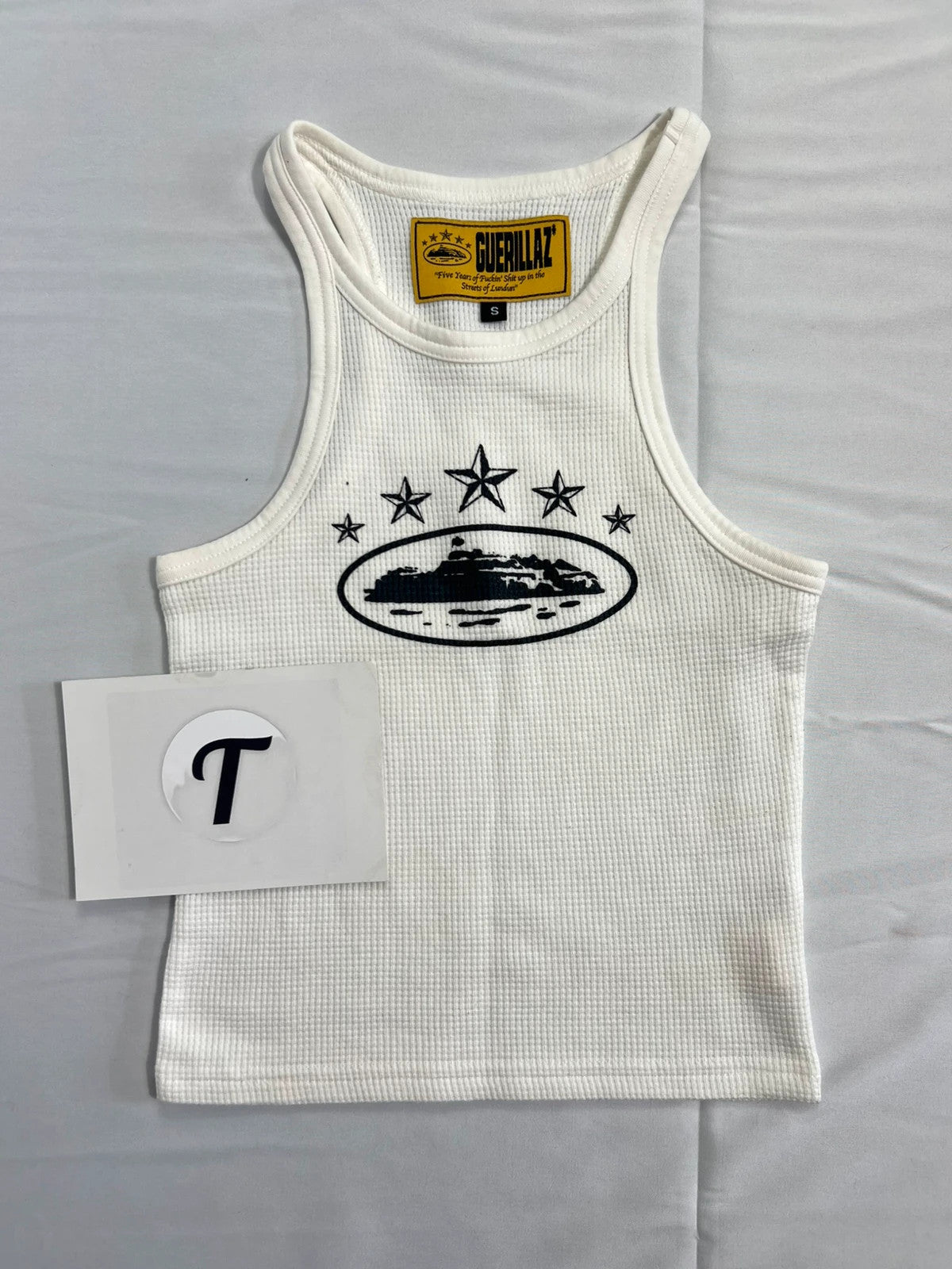 Corteiz CRTZ Women’s Vest White Alcatraz Logo