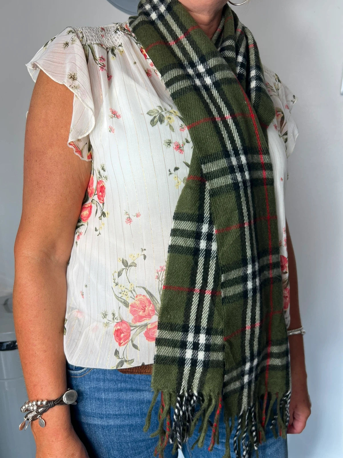 Burberry Chequered Vintage Scarf 99/2000 Era