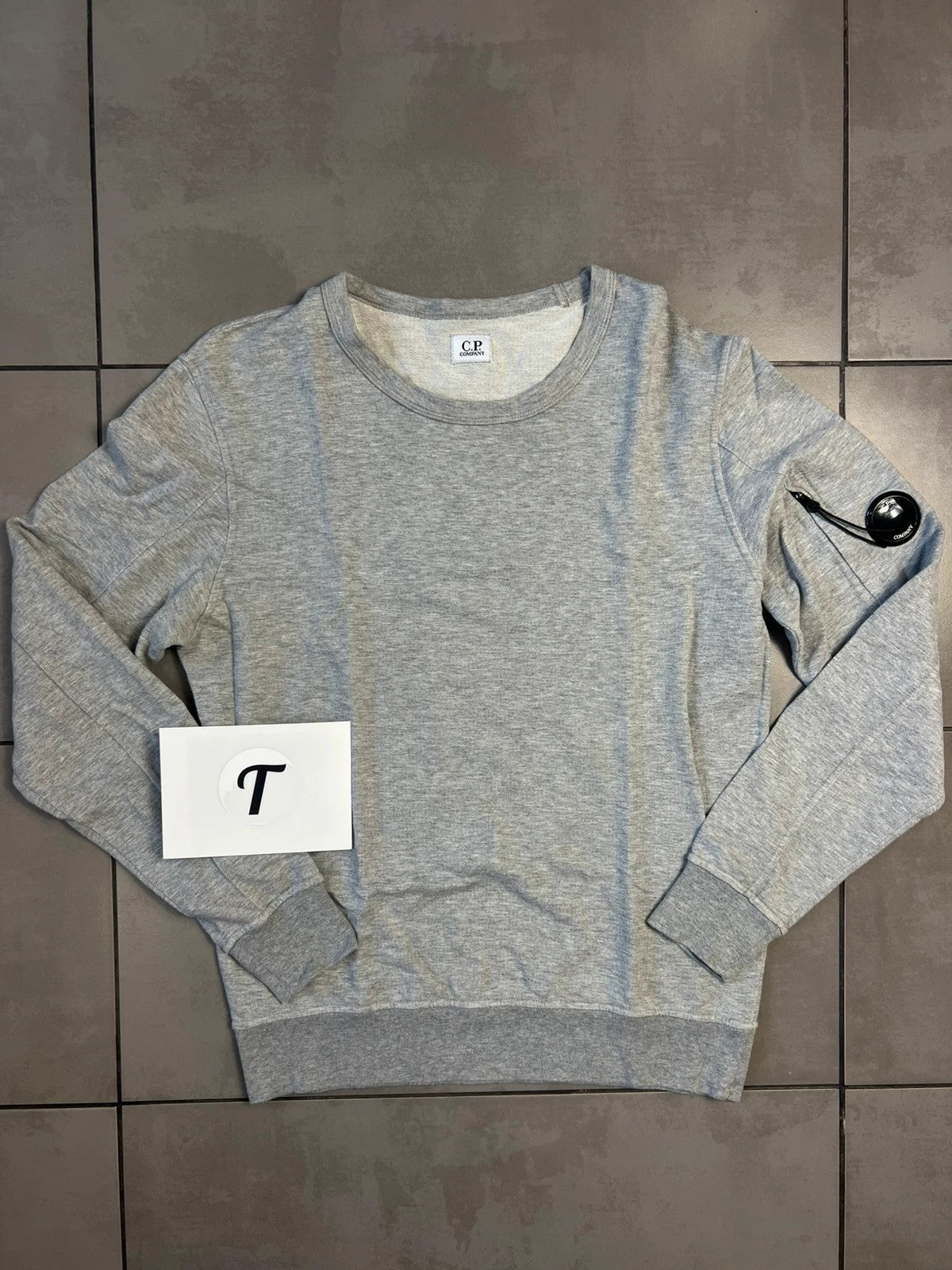Cp Company Pullover Grey Sweatshirt