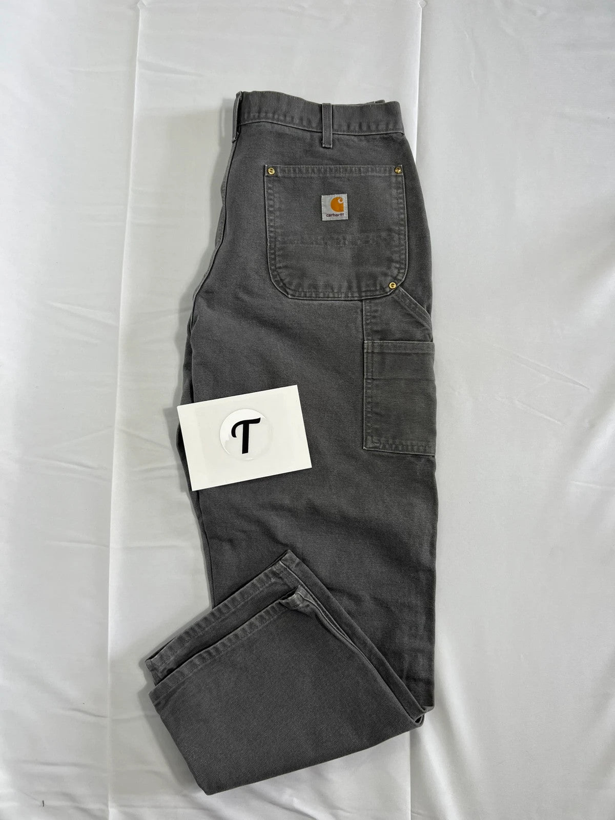 Carhartt Double Knee Carpenter Jeans Grey