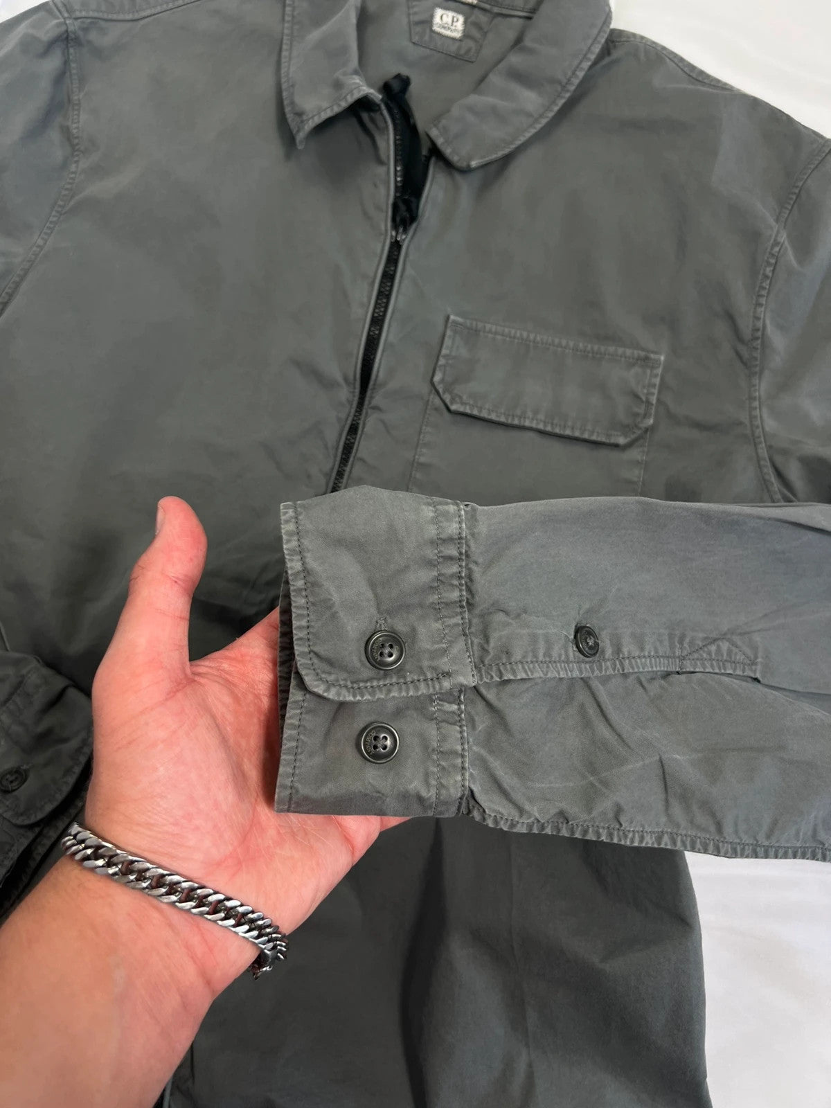 CP Company Graphite Grey Overshirt Jacket