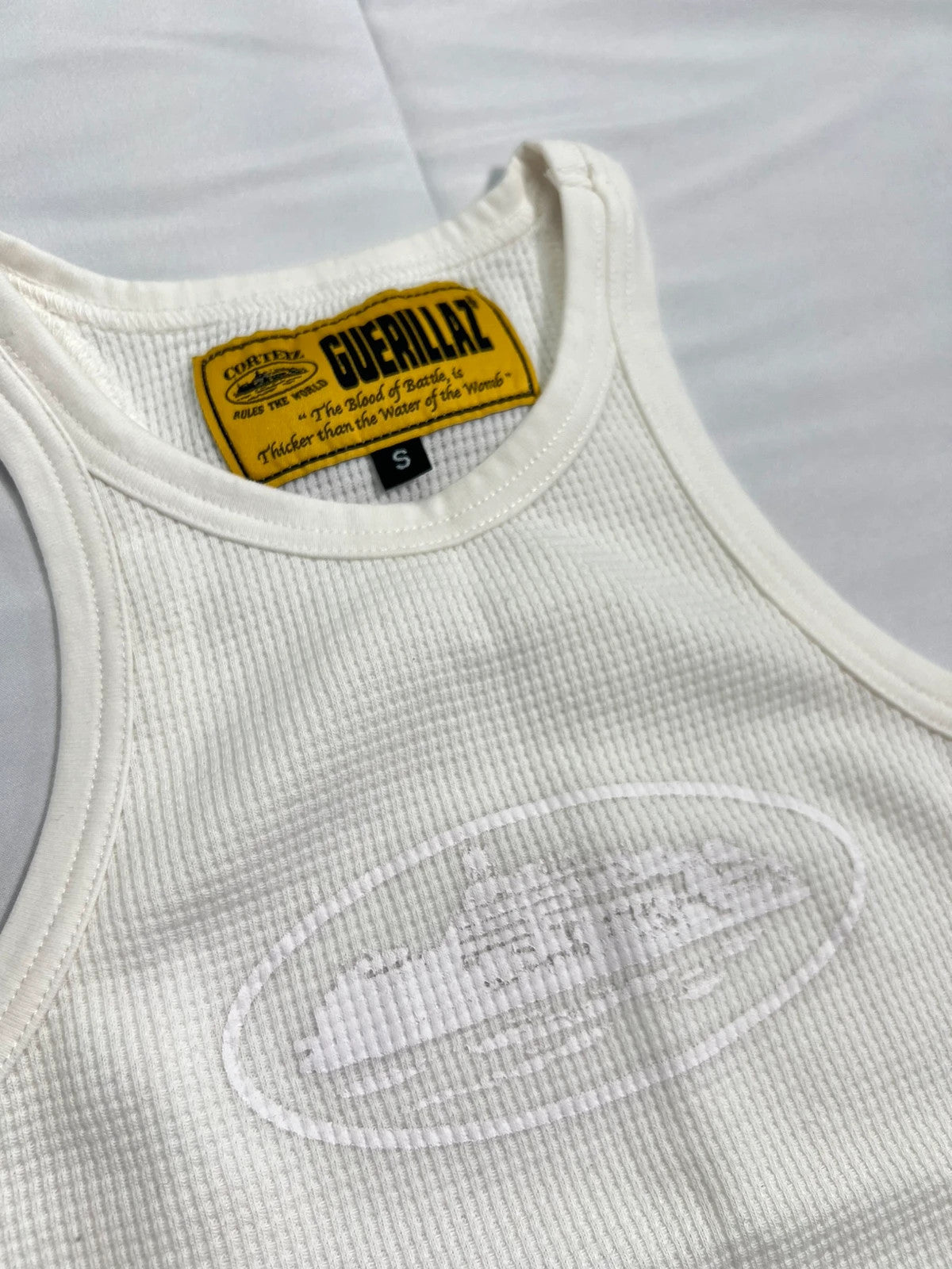 Corteiz CRTZ Women’s Vest White Alcatraz Logo