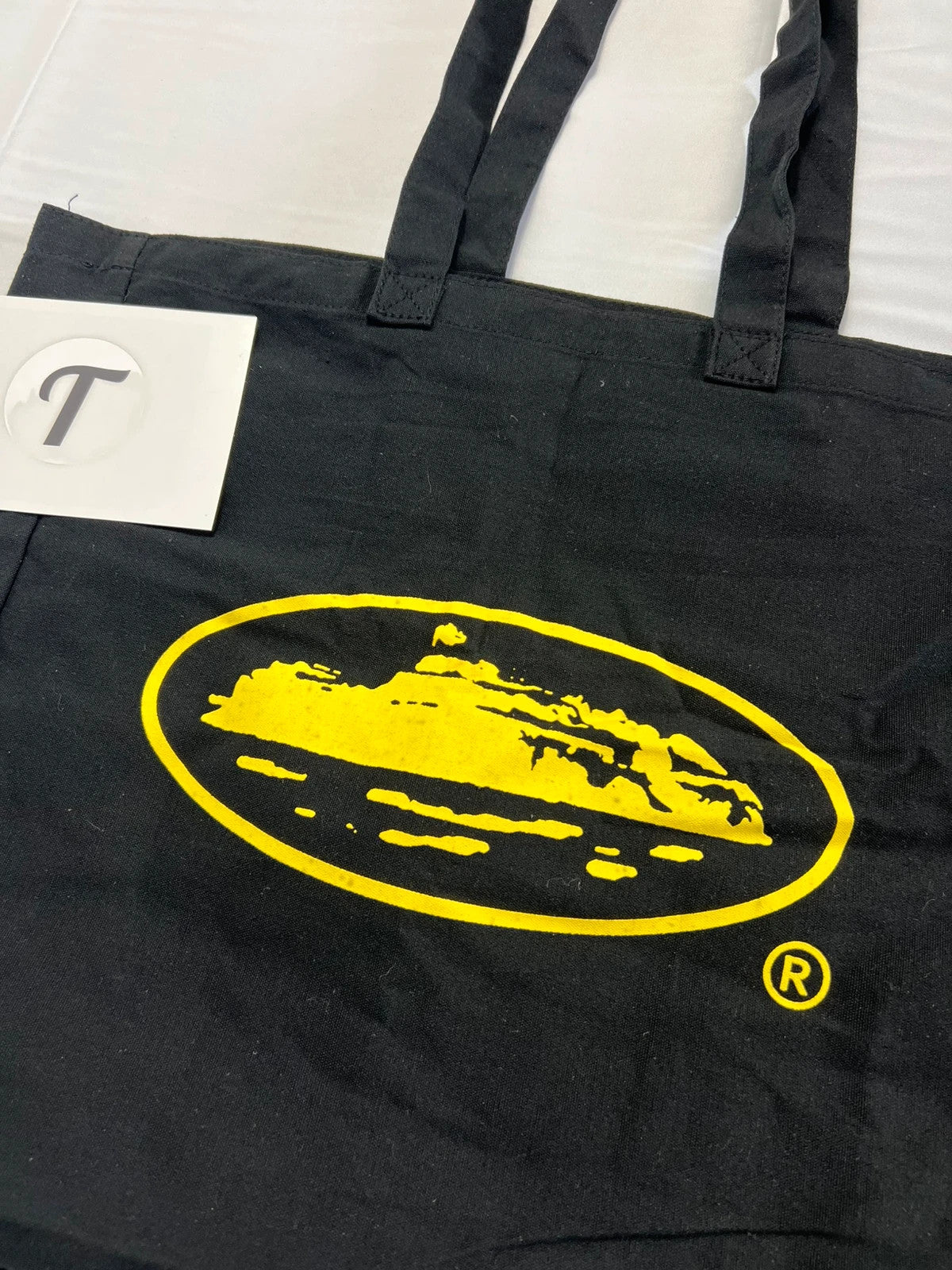 Corteiz Yellow & Black Official Tote Bag