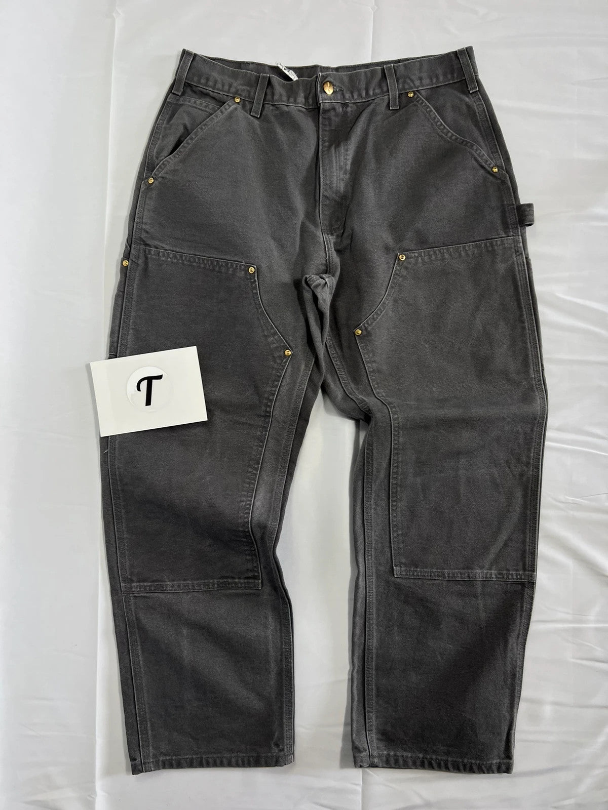 Carhartt Double Knee Carpenter Jeans Grey
