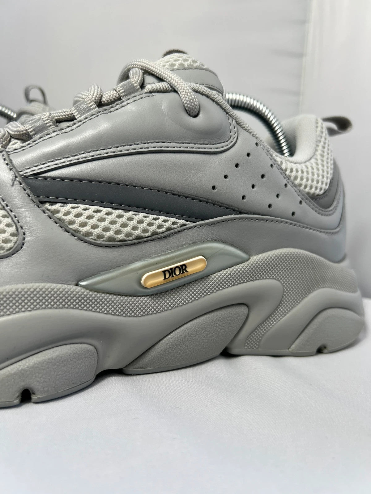 DIOR B22 Grey/Grey Trainer Runner UK10 EU44