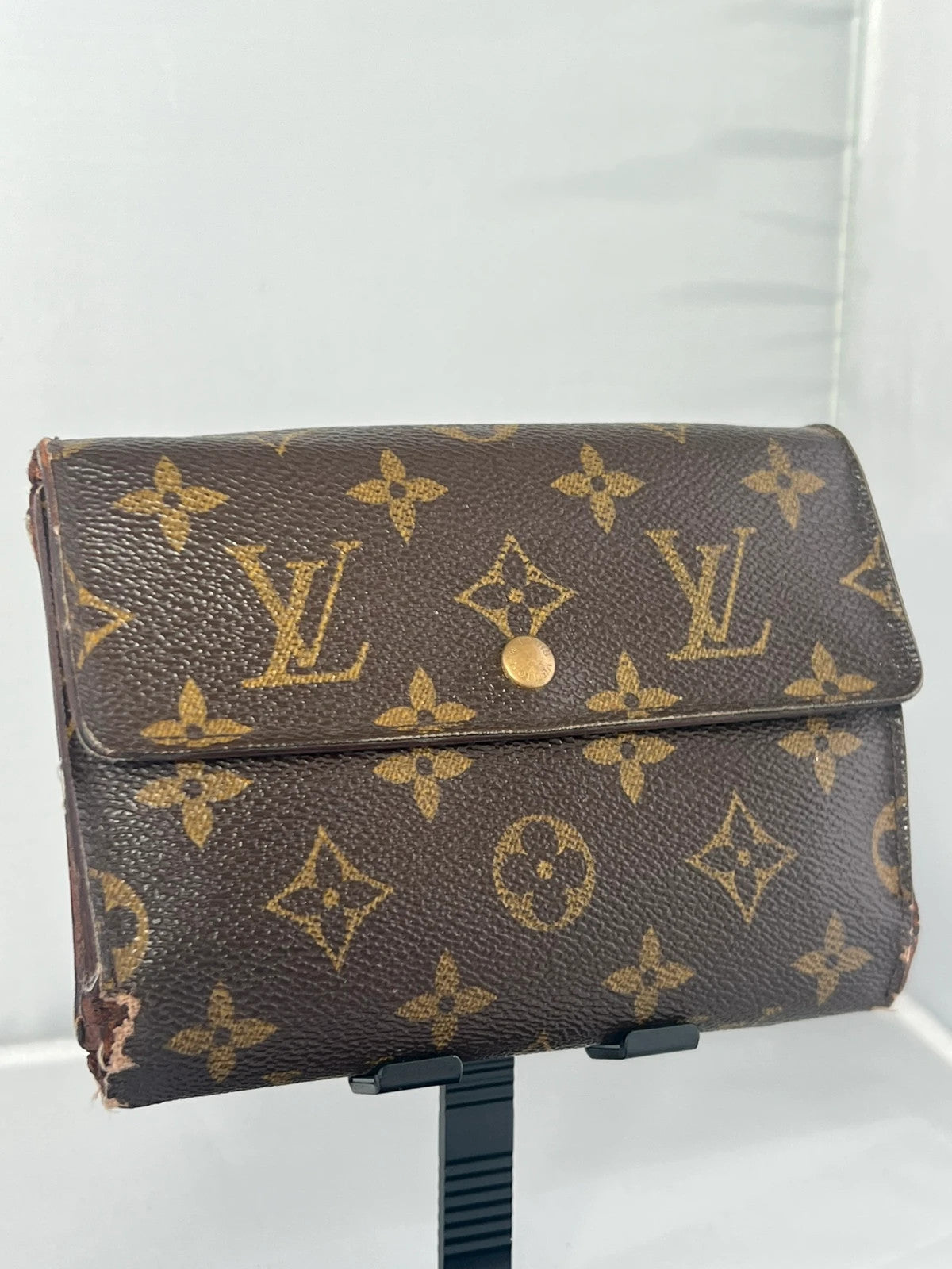 Louis Vuitton Alexandra Trifold Purse Monogram Vintage