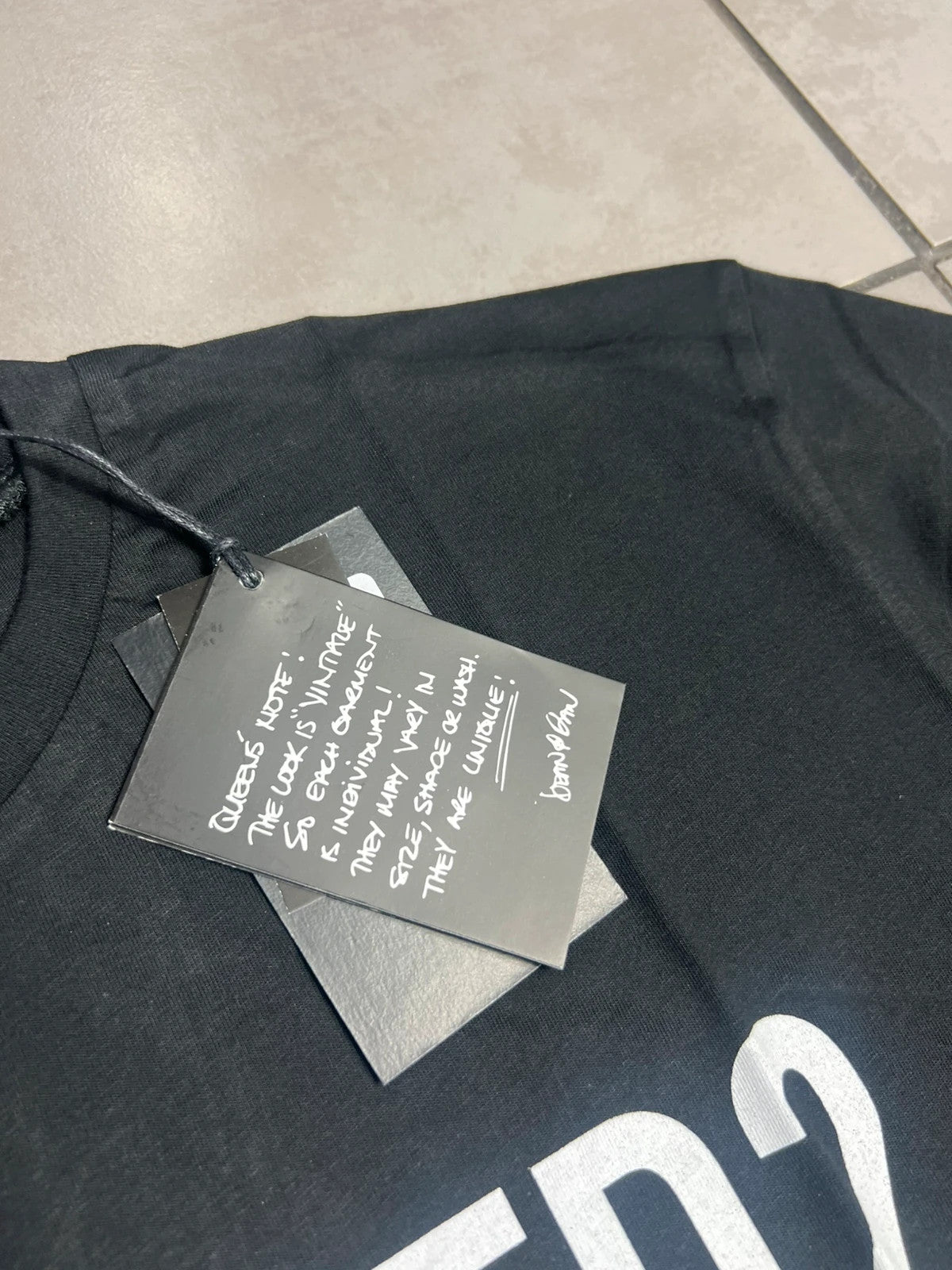 Dsquared2 “Made in Italy” Tee Black