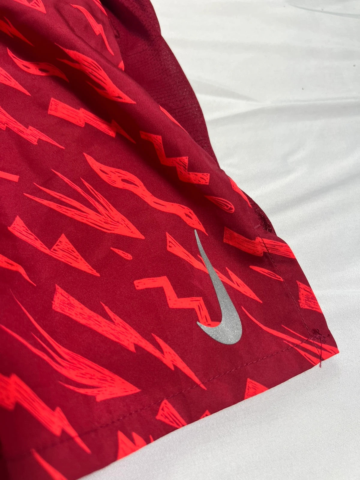 Nike Red Thunderbolt ‘Bolt’ Shorts (Rare)