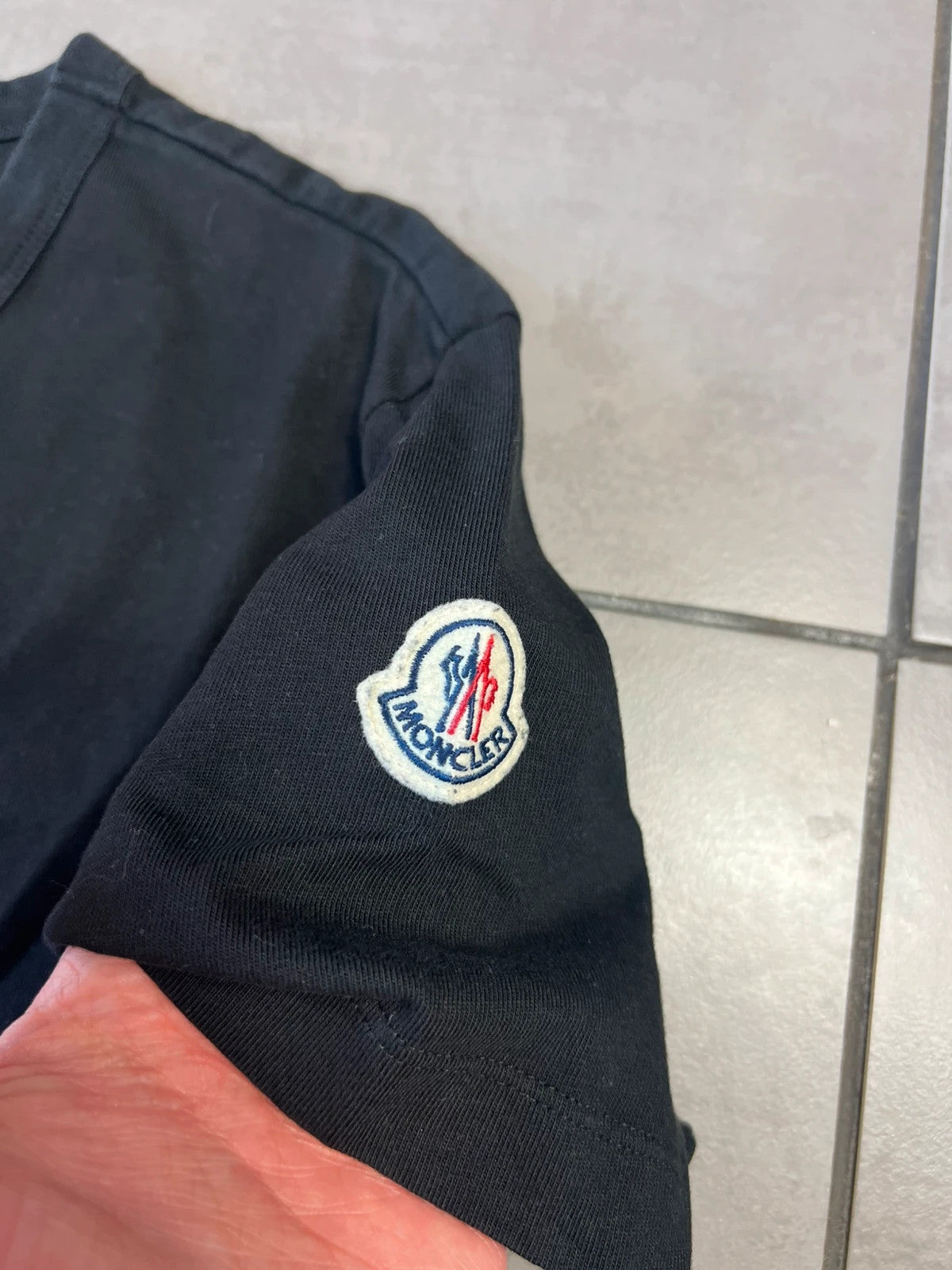Moncler Maglia Mountain Tshirt Black