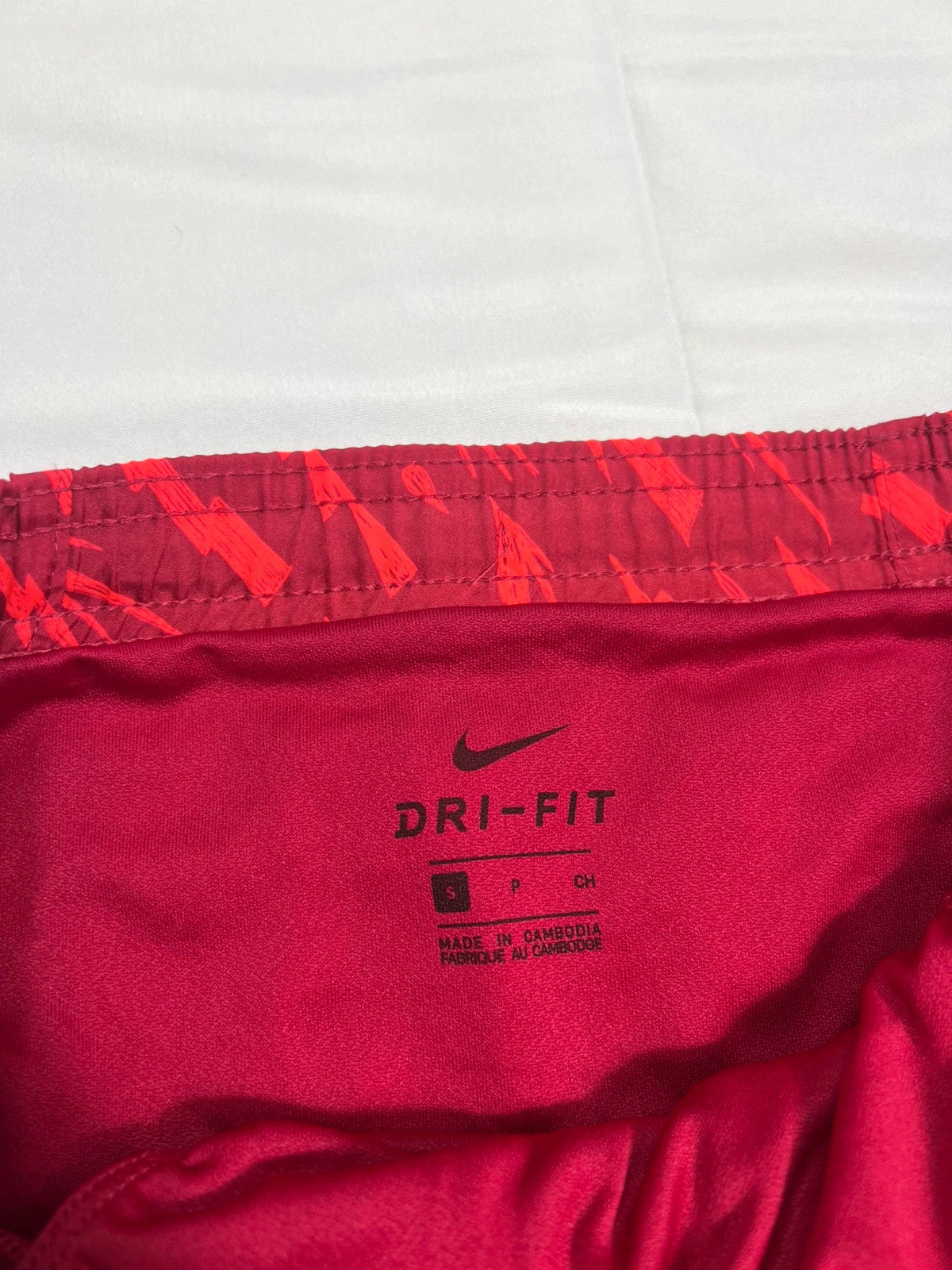 Nike Red Thunderbolt ‘Bolt’ Shorts (Rare)
