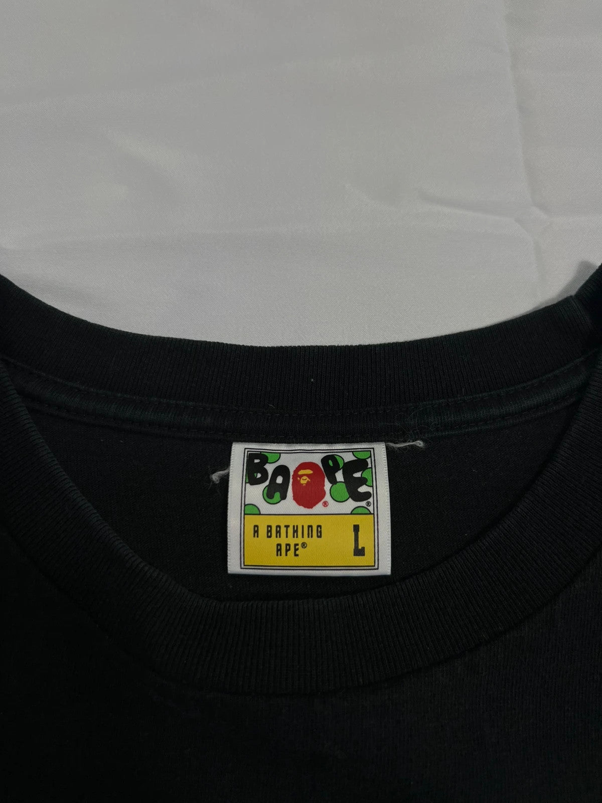 A Bathing Ape Bape Shark Stitch Tshirt Black