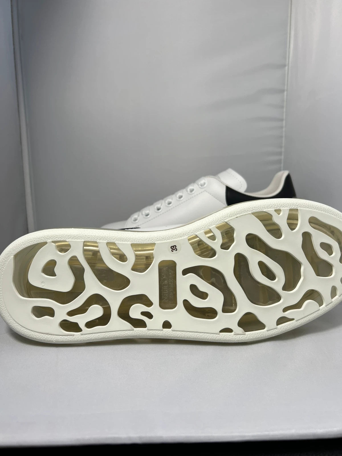 Alexander McQueen Women’s Platform Classic Trainer White/Black UK6