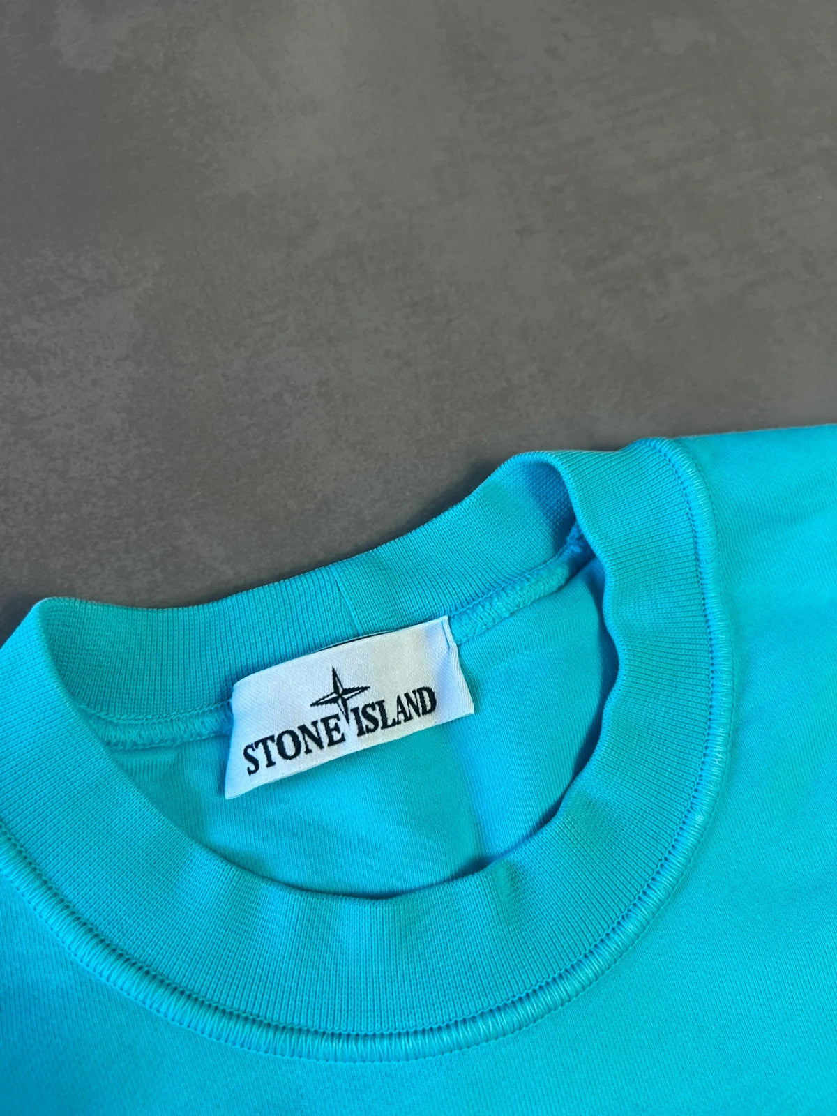 Stone Island Baby Blue Pullover Sweatshirt