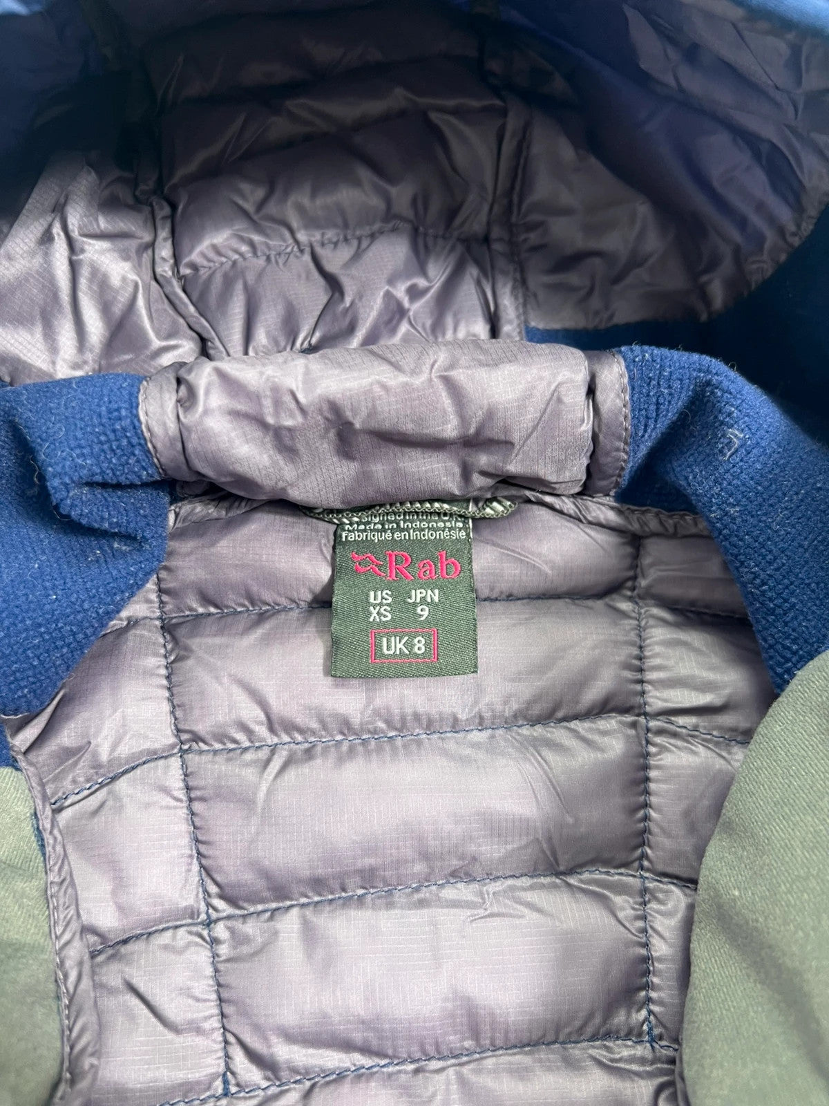 Rab Microlight Alpine Down Jacket Blue Womens