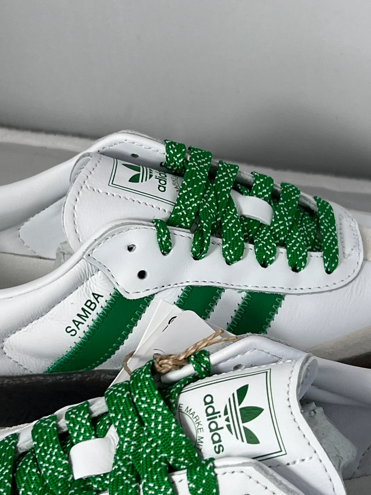 Adidas Samba “Sambae” Platform Green/White UK4