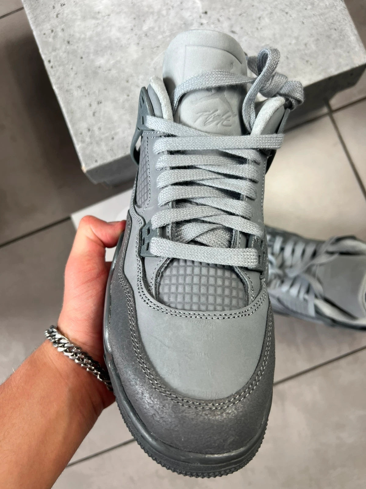Nike Jordan 4 Wet Cement GS