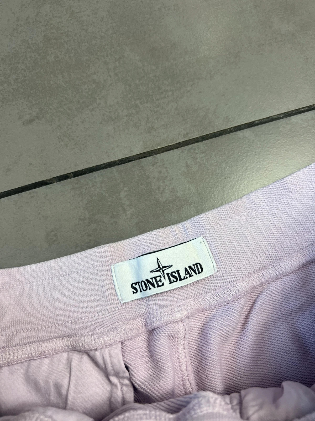 Stone Island Lavender Cargo Fleece Shorts