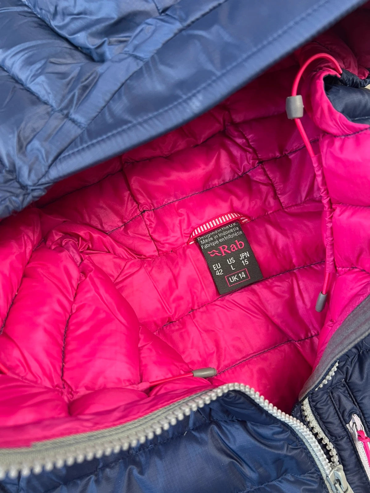 Rab Navy Microlight Alpine Down Jacket Womens