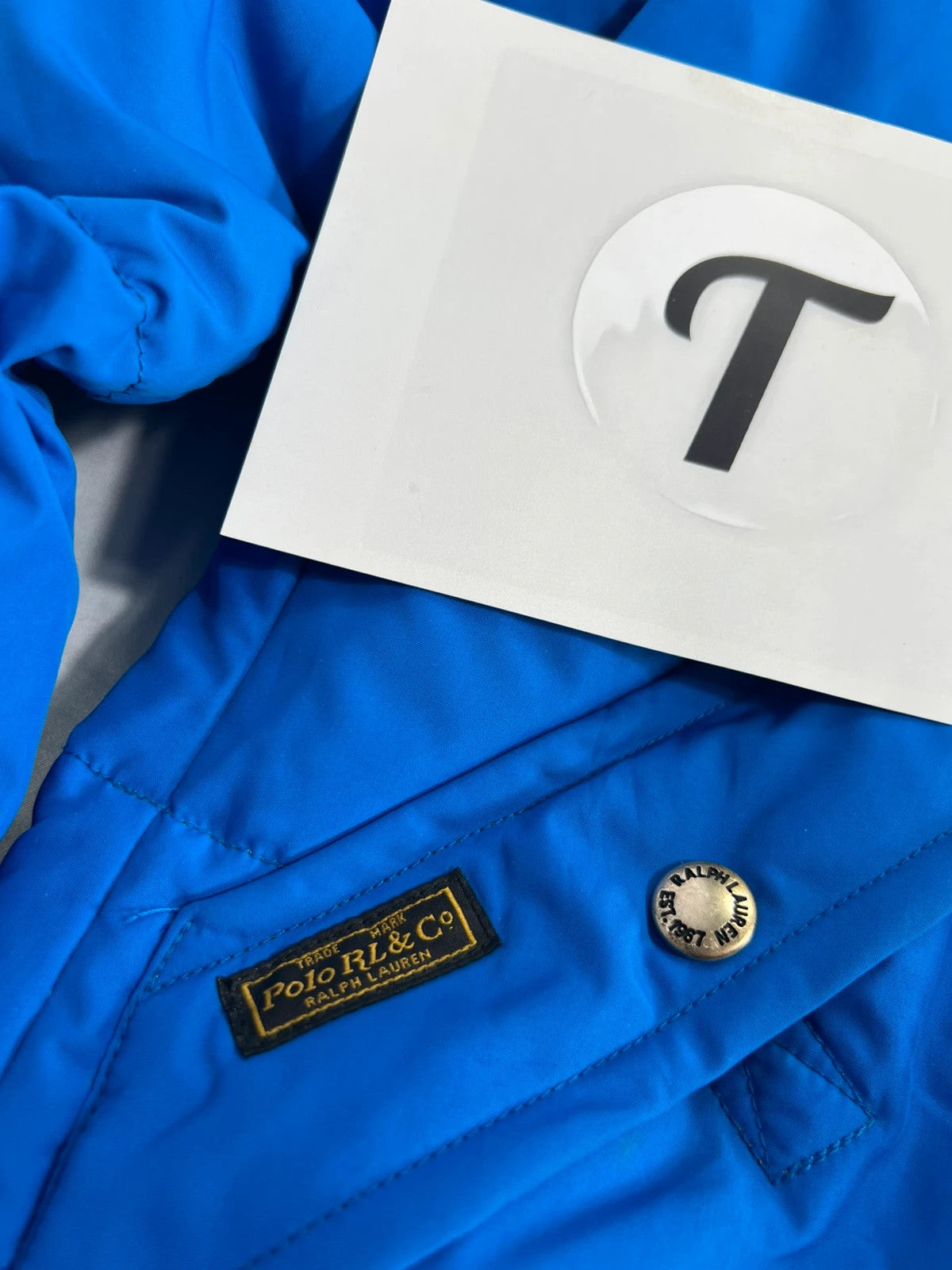 Ralph Lauren Puffer Down Jacket Blue Womens