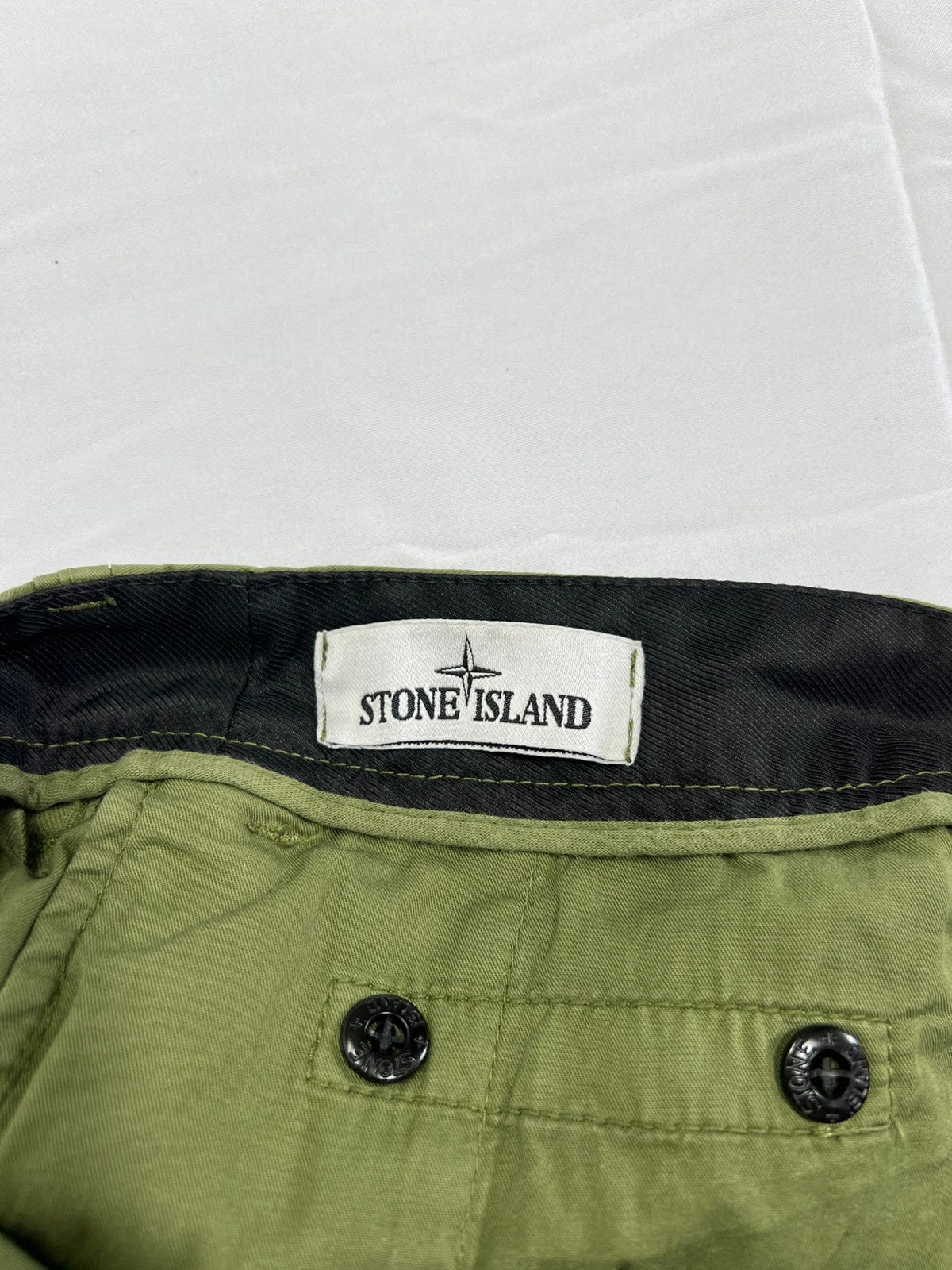 Stone Island Khaki Cargo Shorts Type-SL