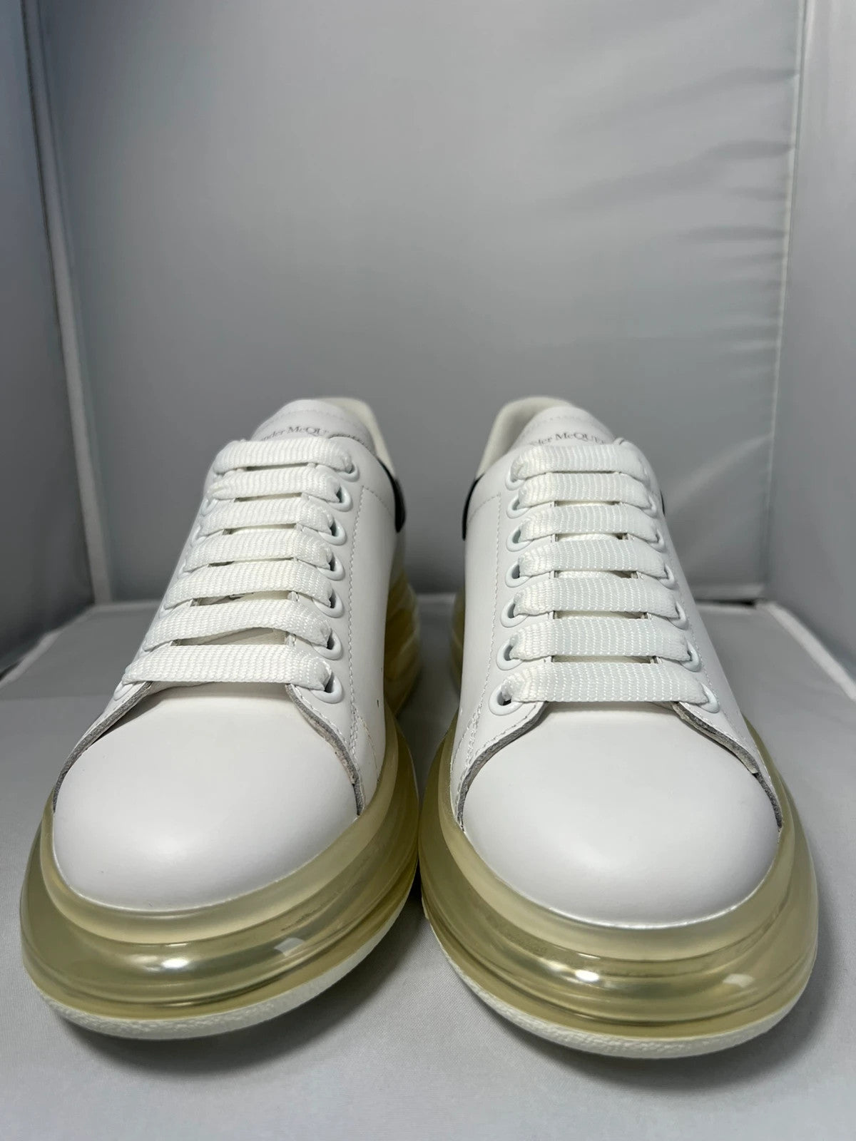 Alexander McQueen Women’s Platform Classic Trainer White/Black UK6