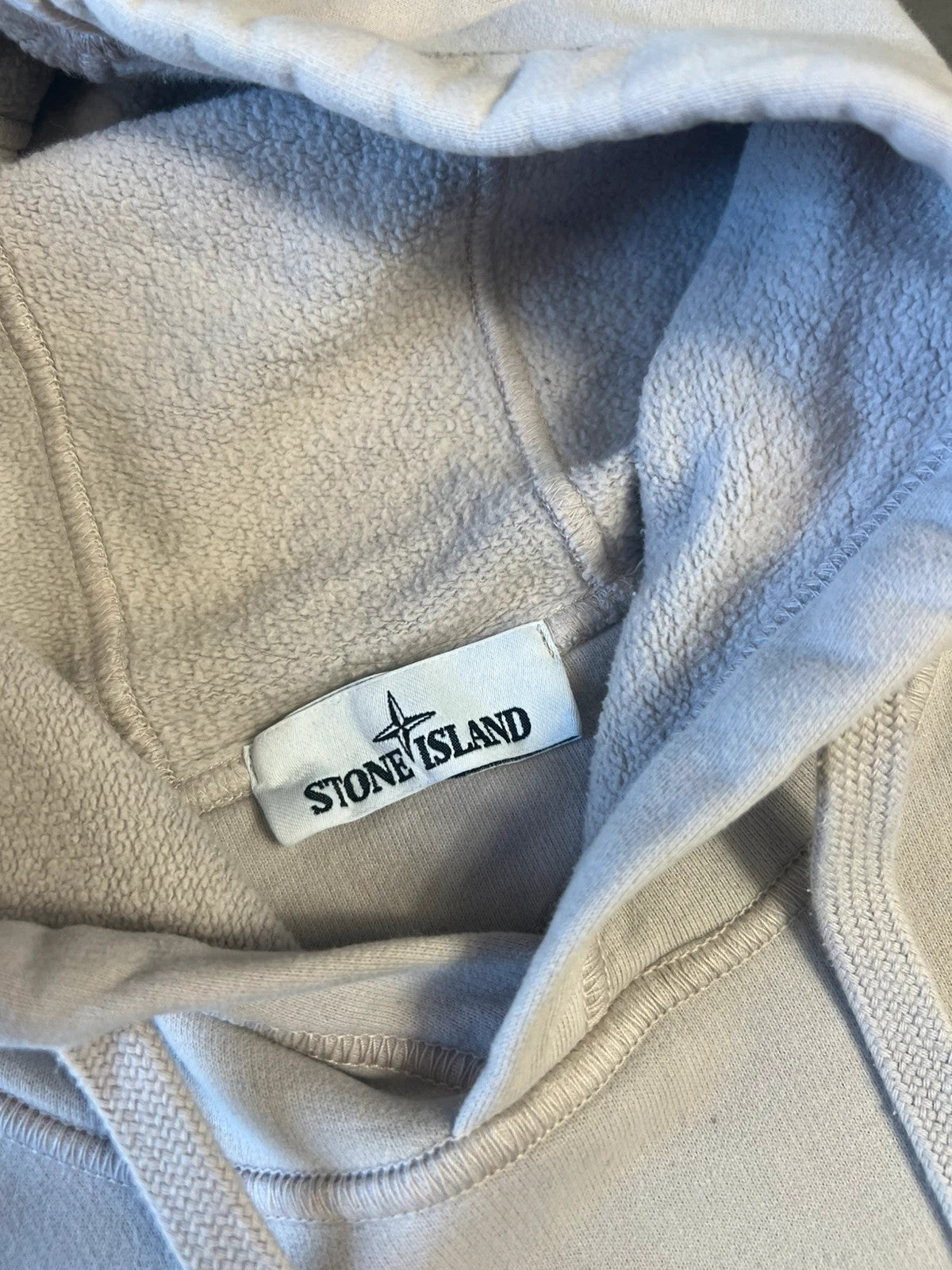 Stone Island Cream Pullover Hoodie