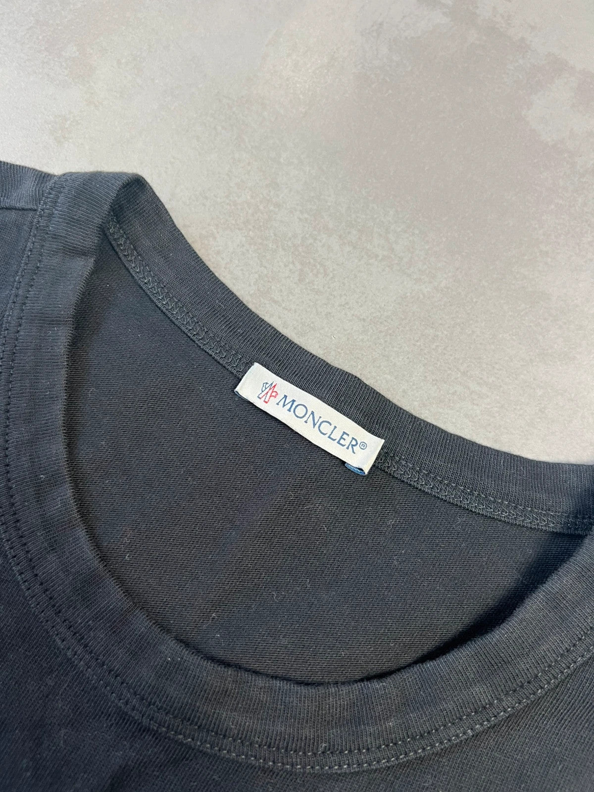 Moncler Maglia Mountain Tshirt Black