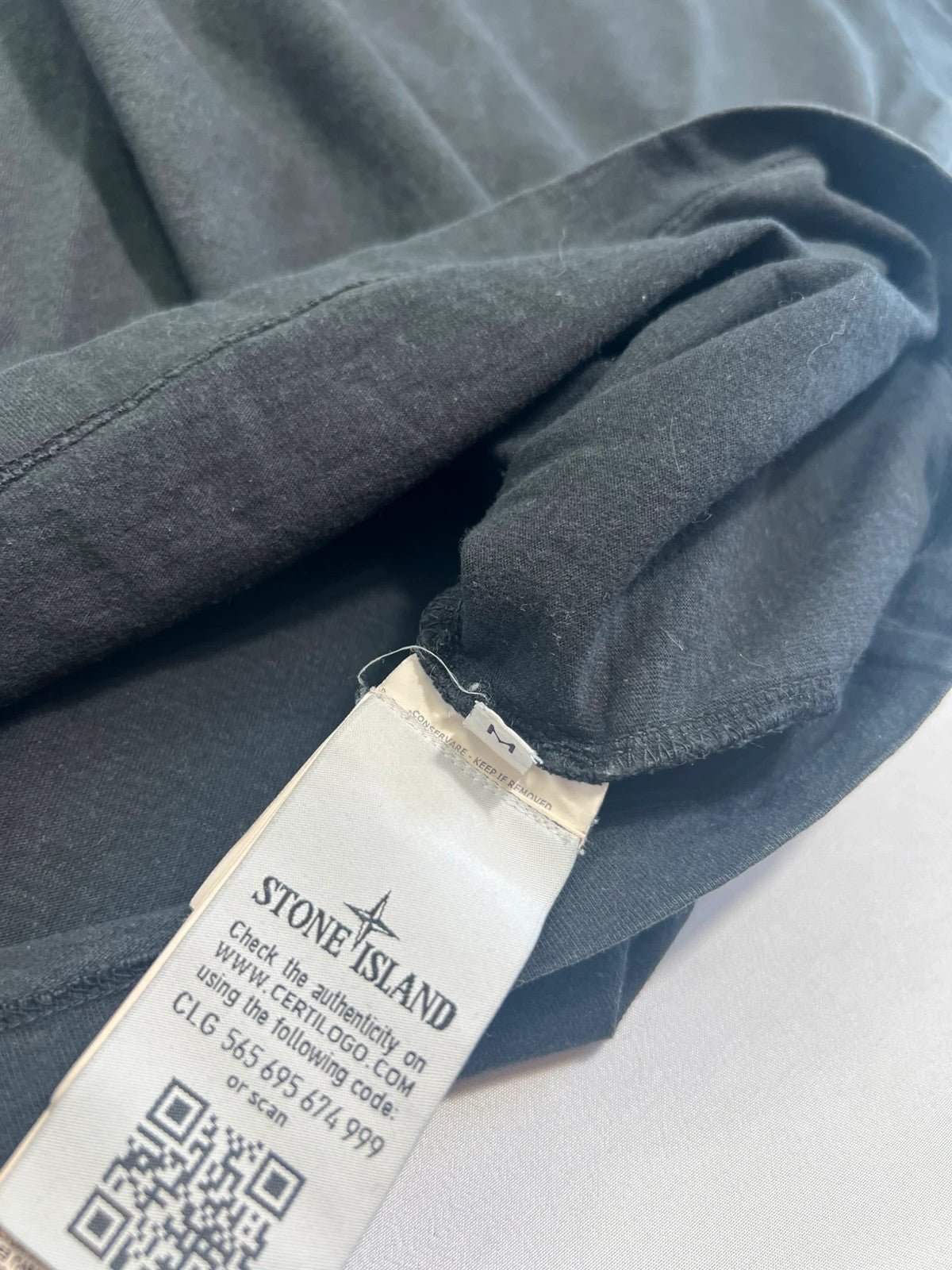 Stone Island Isola Di Pietra Paint Splatter Tshirt Black