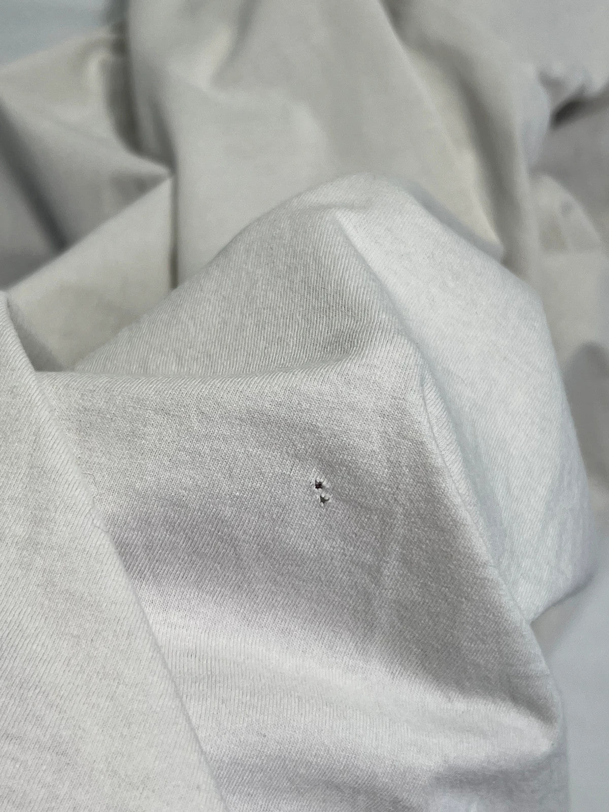 Stone Island Long Sleeve White Tshirt Compass Print