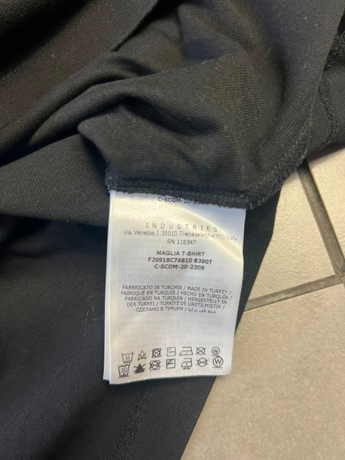 Moncler Maglia Mountain Tshirt Black