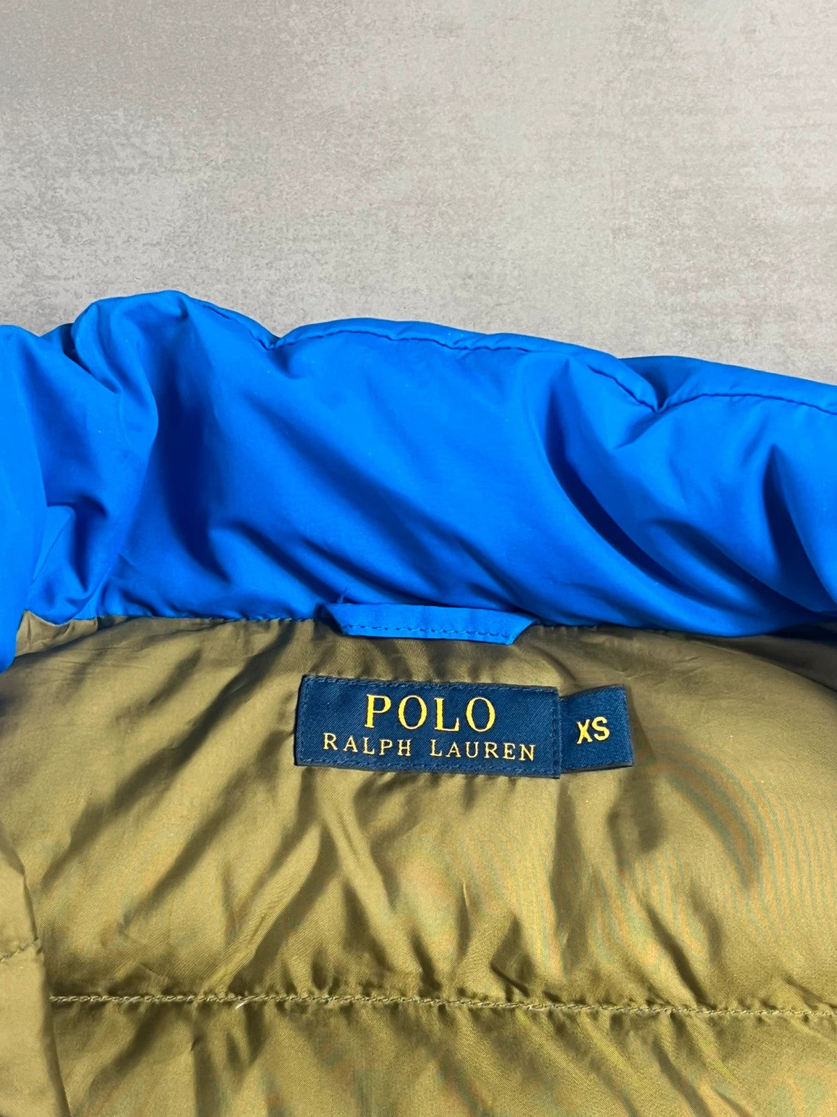 Ralph Lauren Womens Down Blue Puffer Jacket