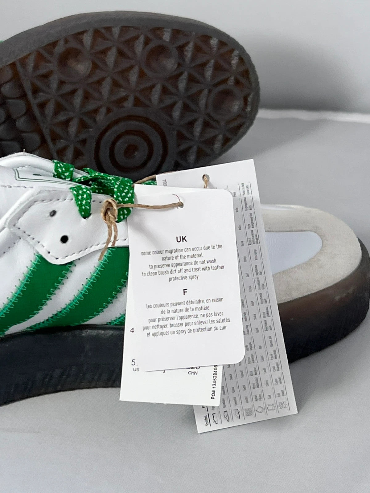 Adidas Samba “Sambae” Platform Green/White UK4
