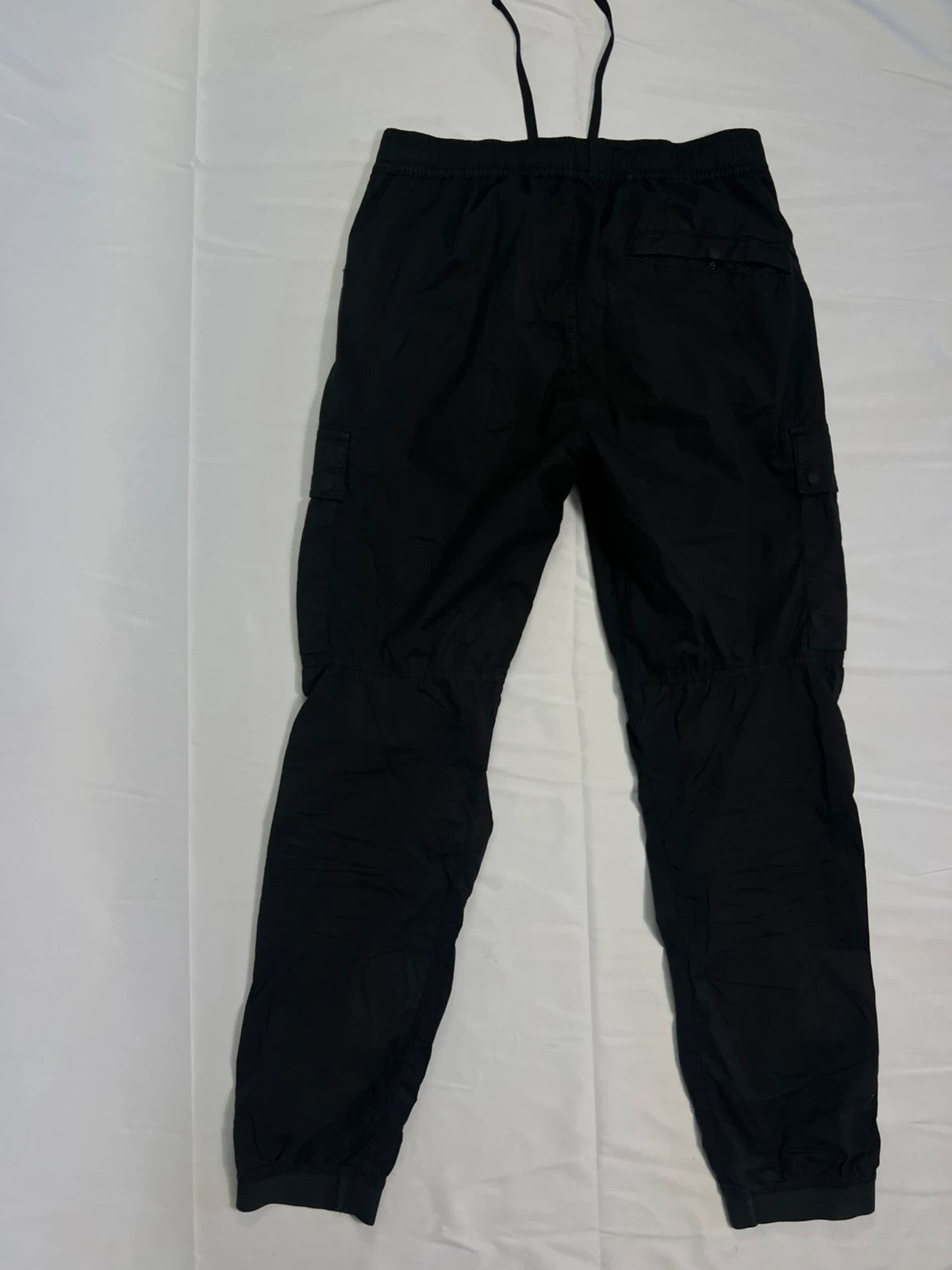 Stone Island Black RE-T Cargo Trouser Pants 30W