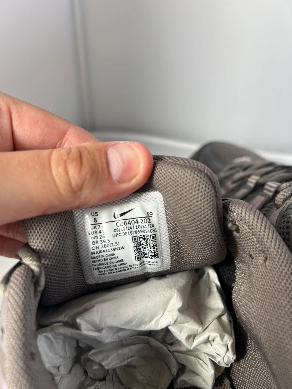 Nike P6000 Cavestone Grey UK7