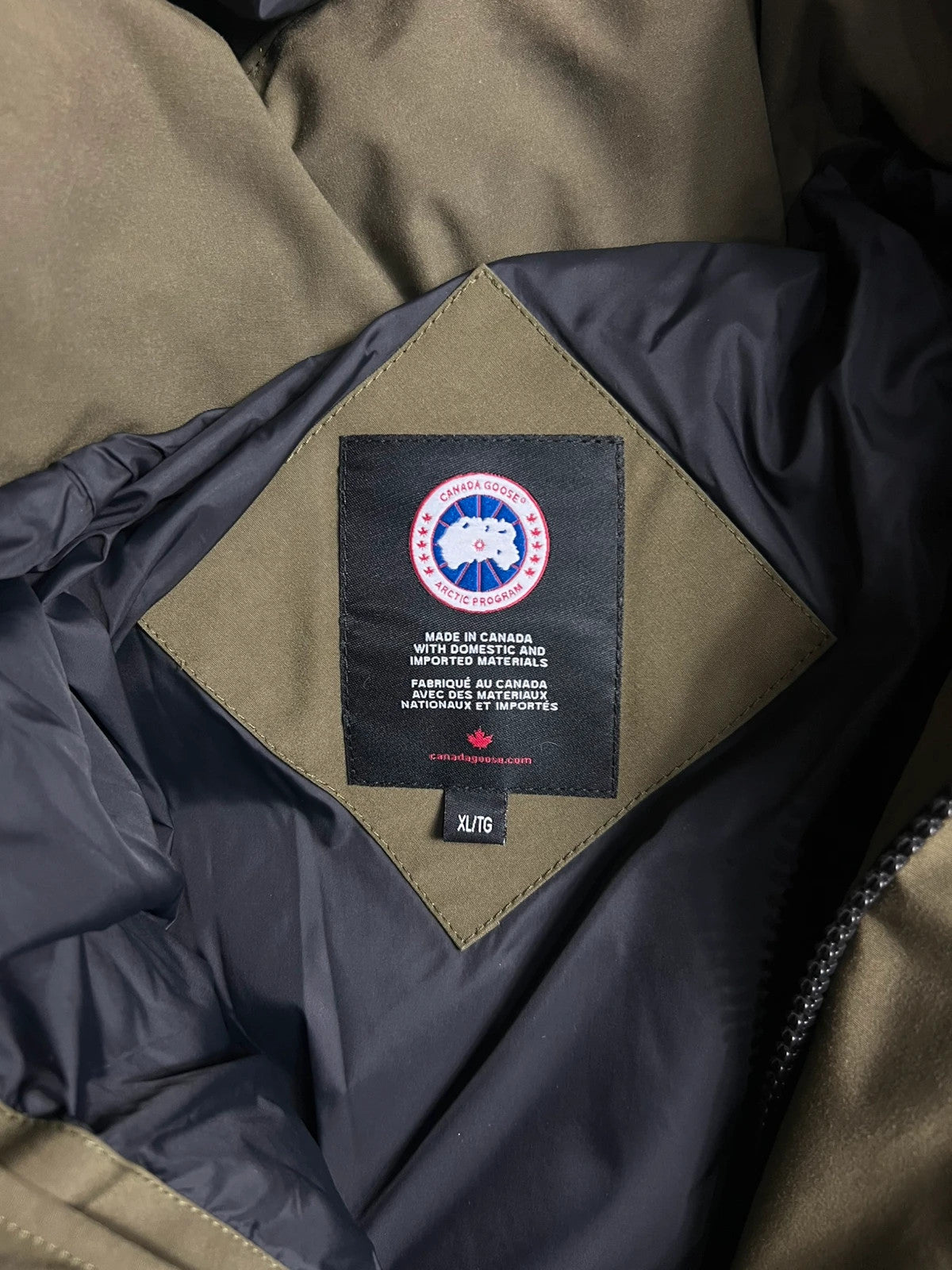 Canada Goose Wyndham Parka Jacket Khaki Green