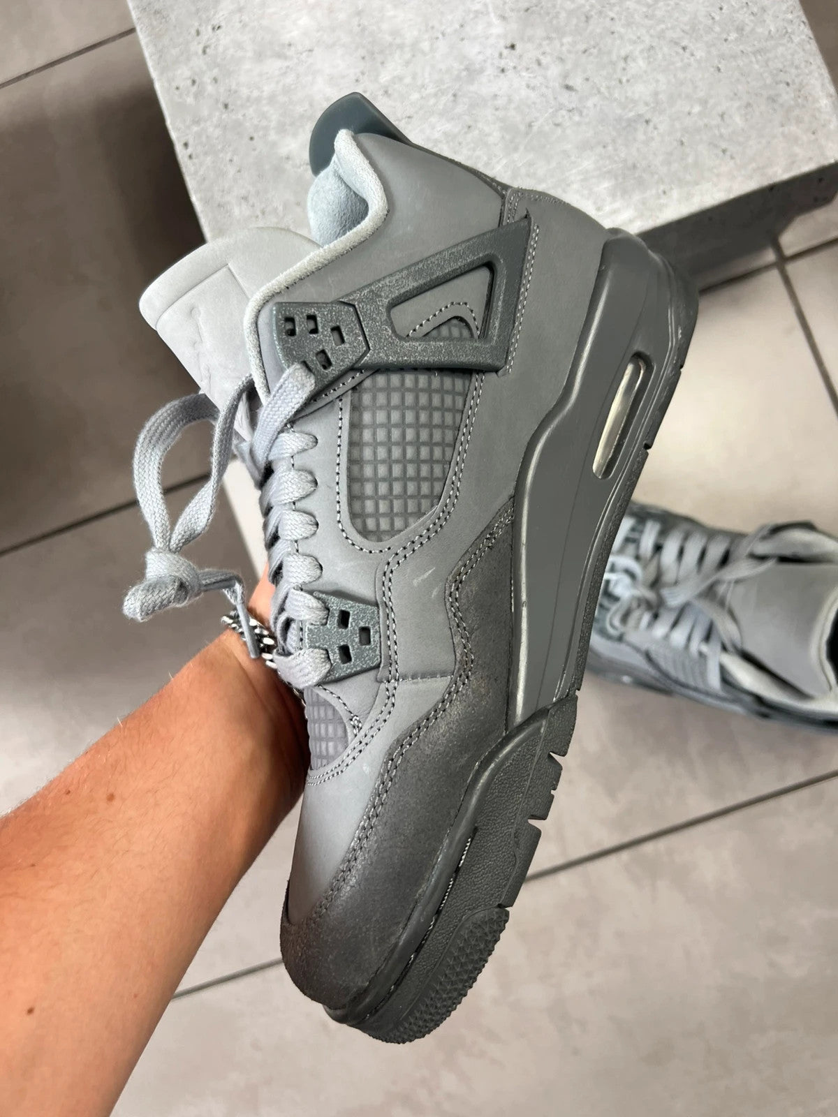 Nike Jordan 4 Wet Cement GS