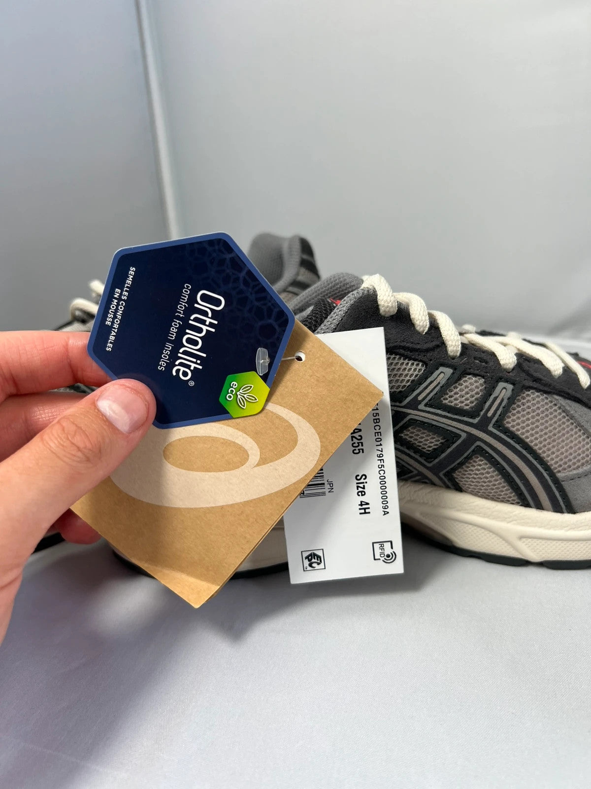 ASICS Gel-1130 Moonrock Obsidian Grey UK3.5