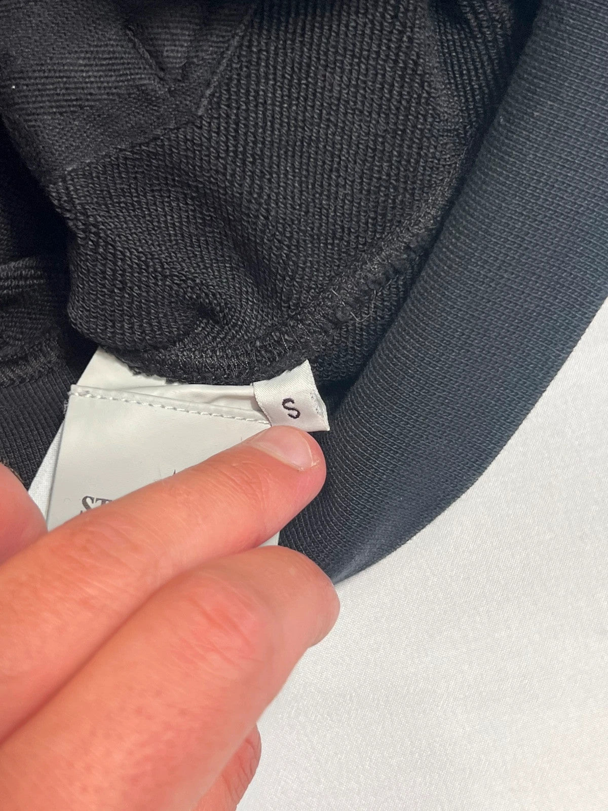 Stone Island Black Fleece Zip Up Hoodie & Cargo Tracksuit Bottom Set Black