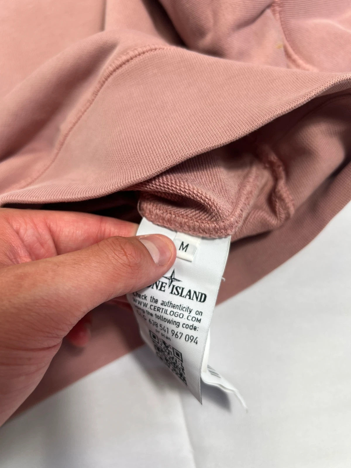 Stone Island Salmon / Rose Pink Fleece Sweatshirt & Short Set
